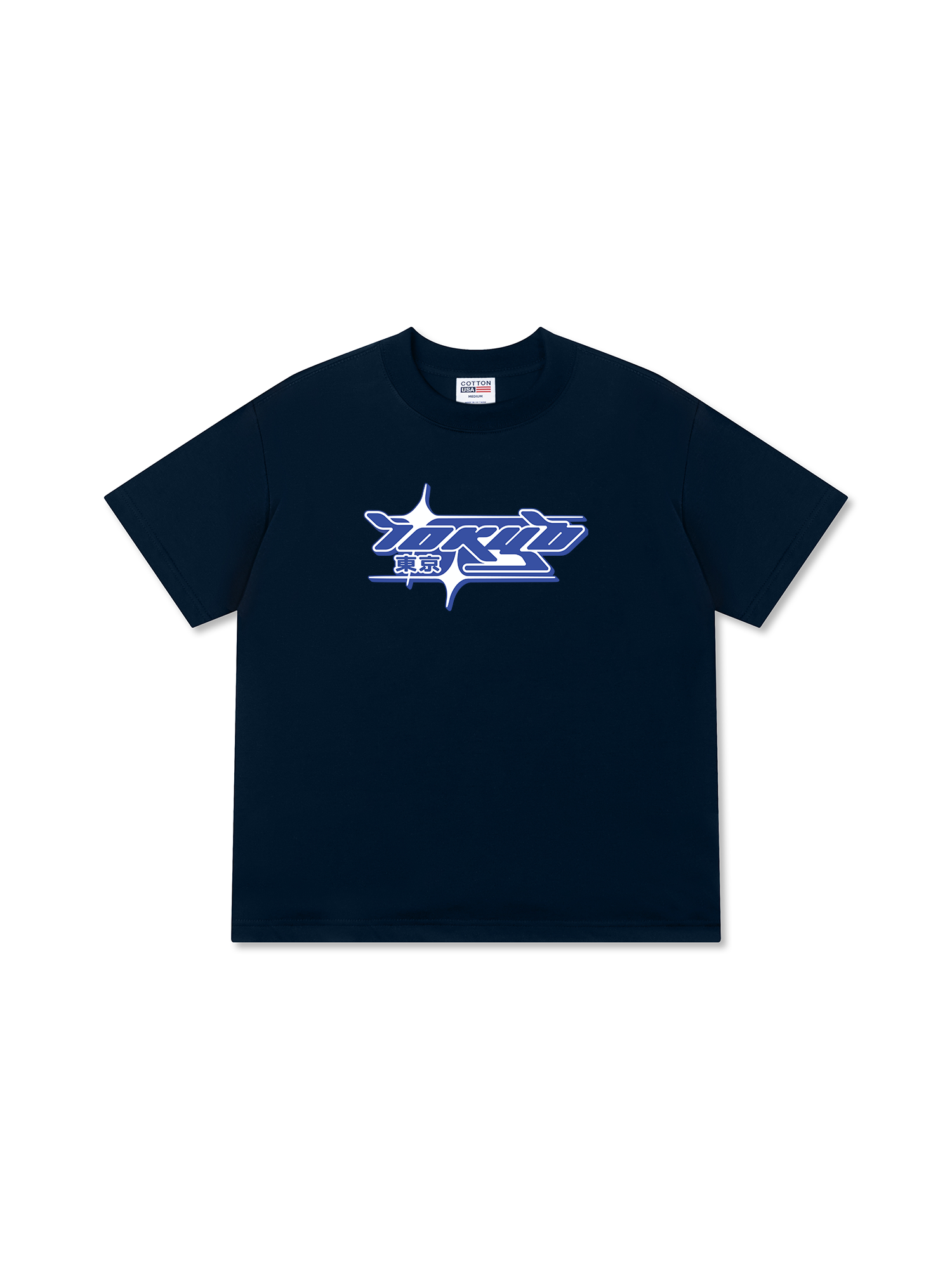 Áo Thun Relaxed Fit City Tokyo Blue