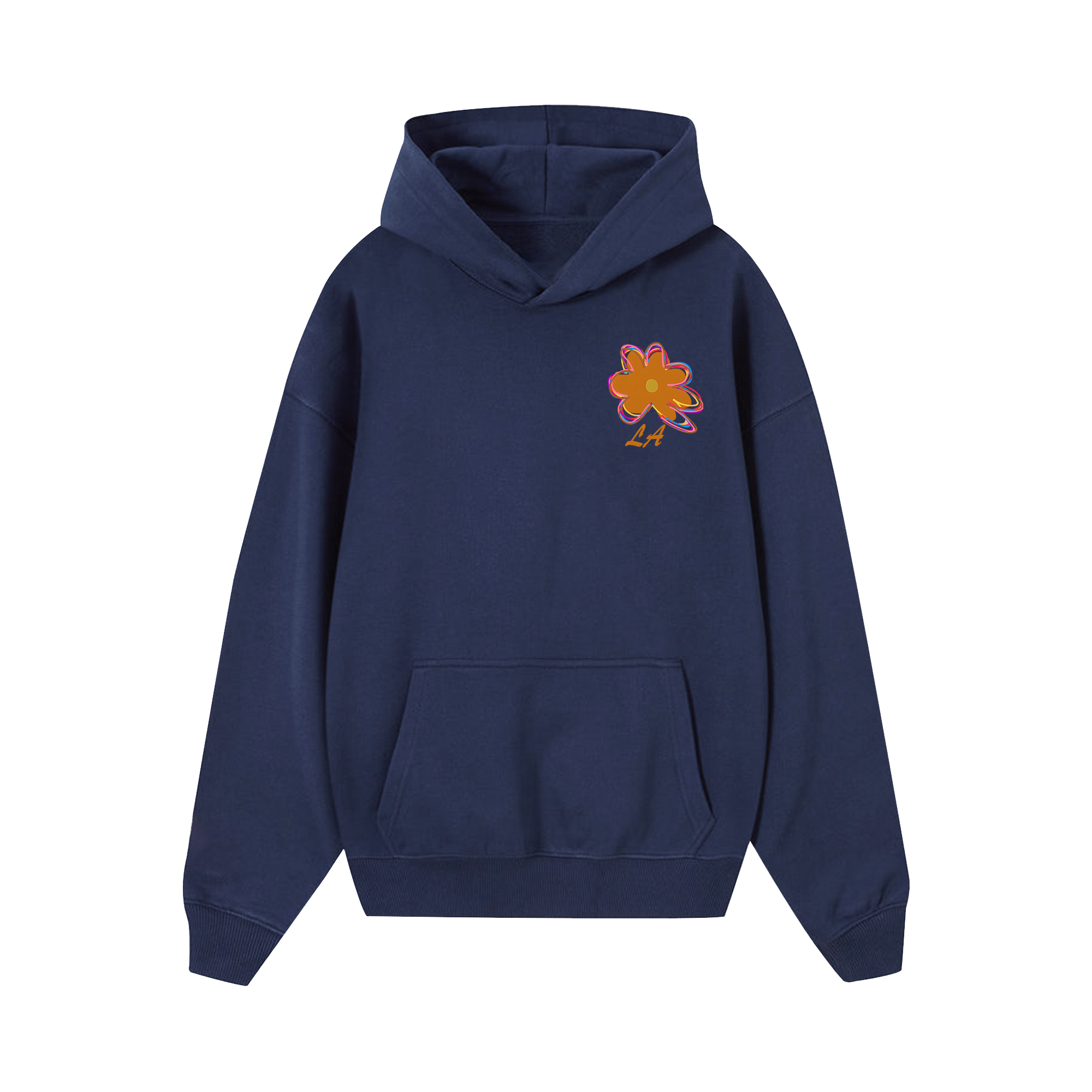 MLB Floral LA Yeankees  Groovy Flower Hoodie