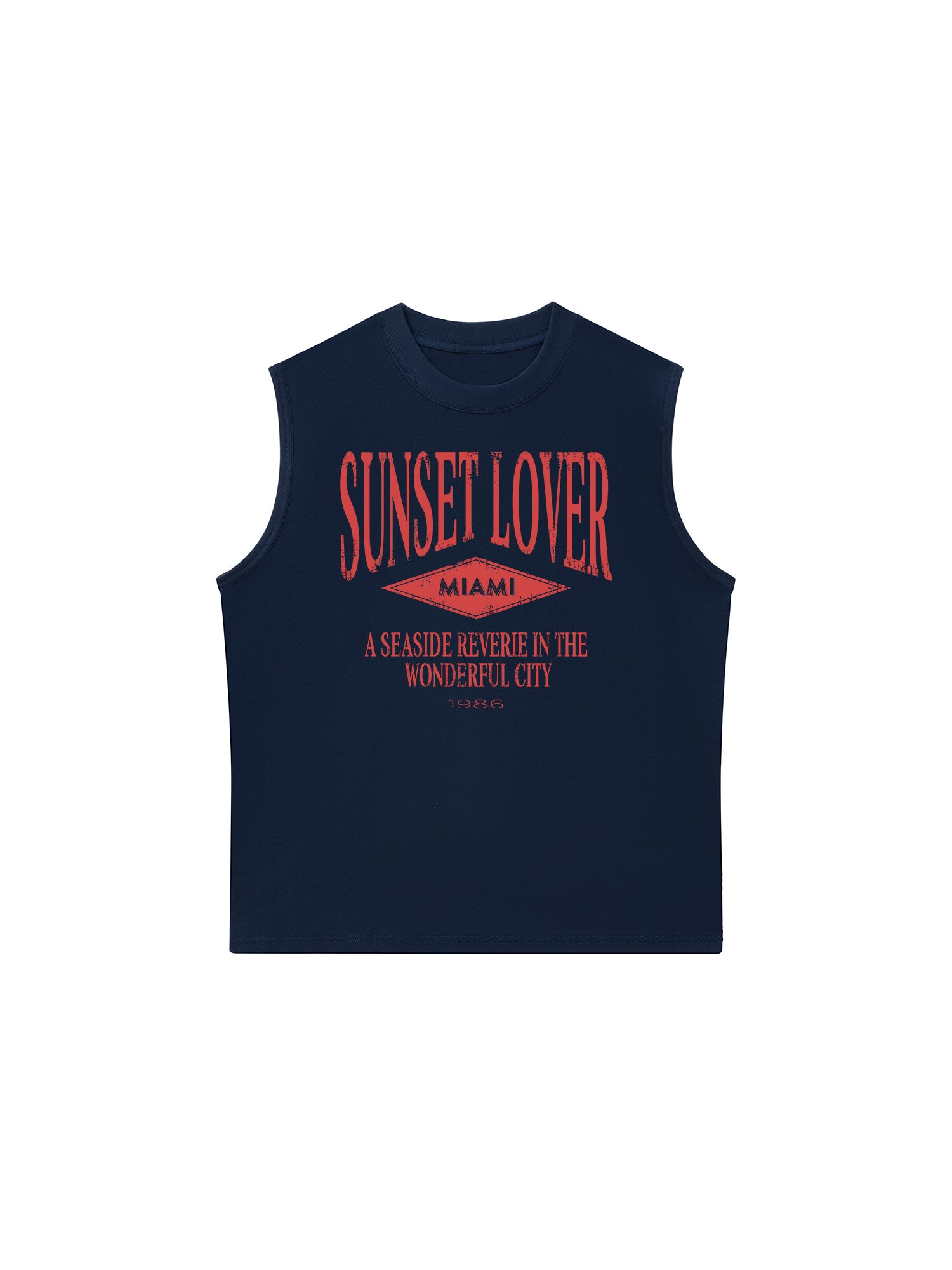 Áo Ba Lỗ Relaxed Fit City Sunset Lover Miami