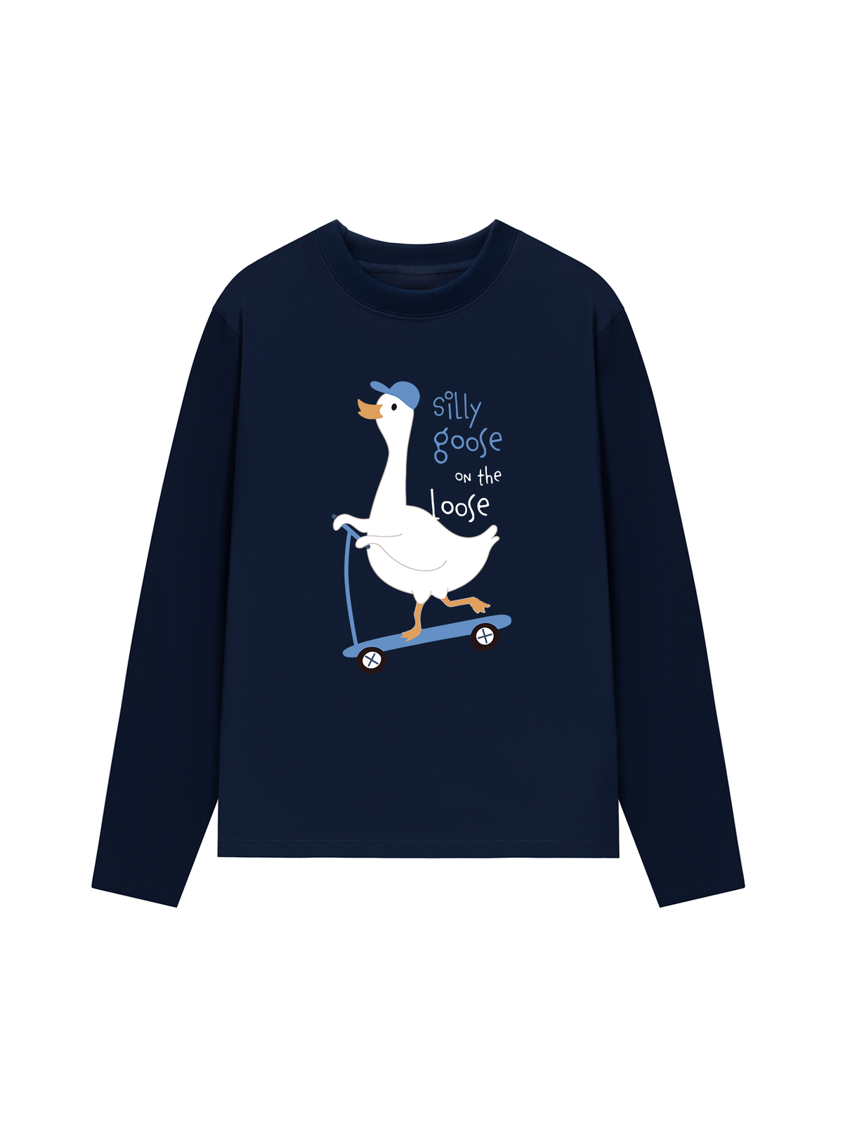 Áo Thun Dài Tay Farm Silly Goose On The Loose