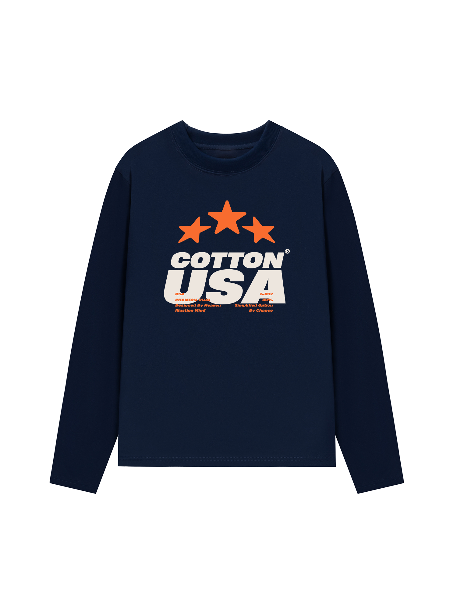 Áo Thun Dài Tay USA Fliction Star