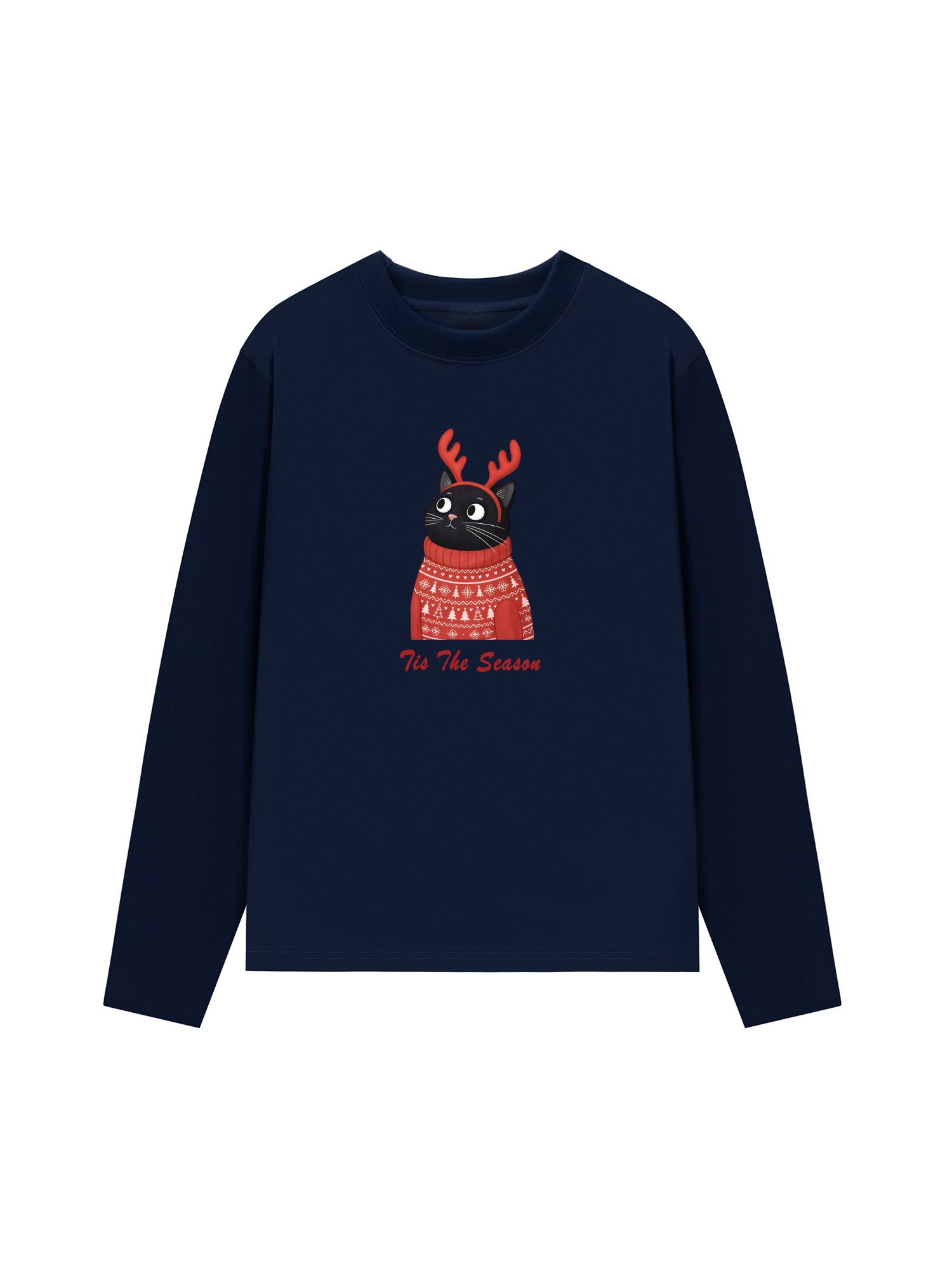 Áo Thun Dài Tay Tis The Season Cat