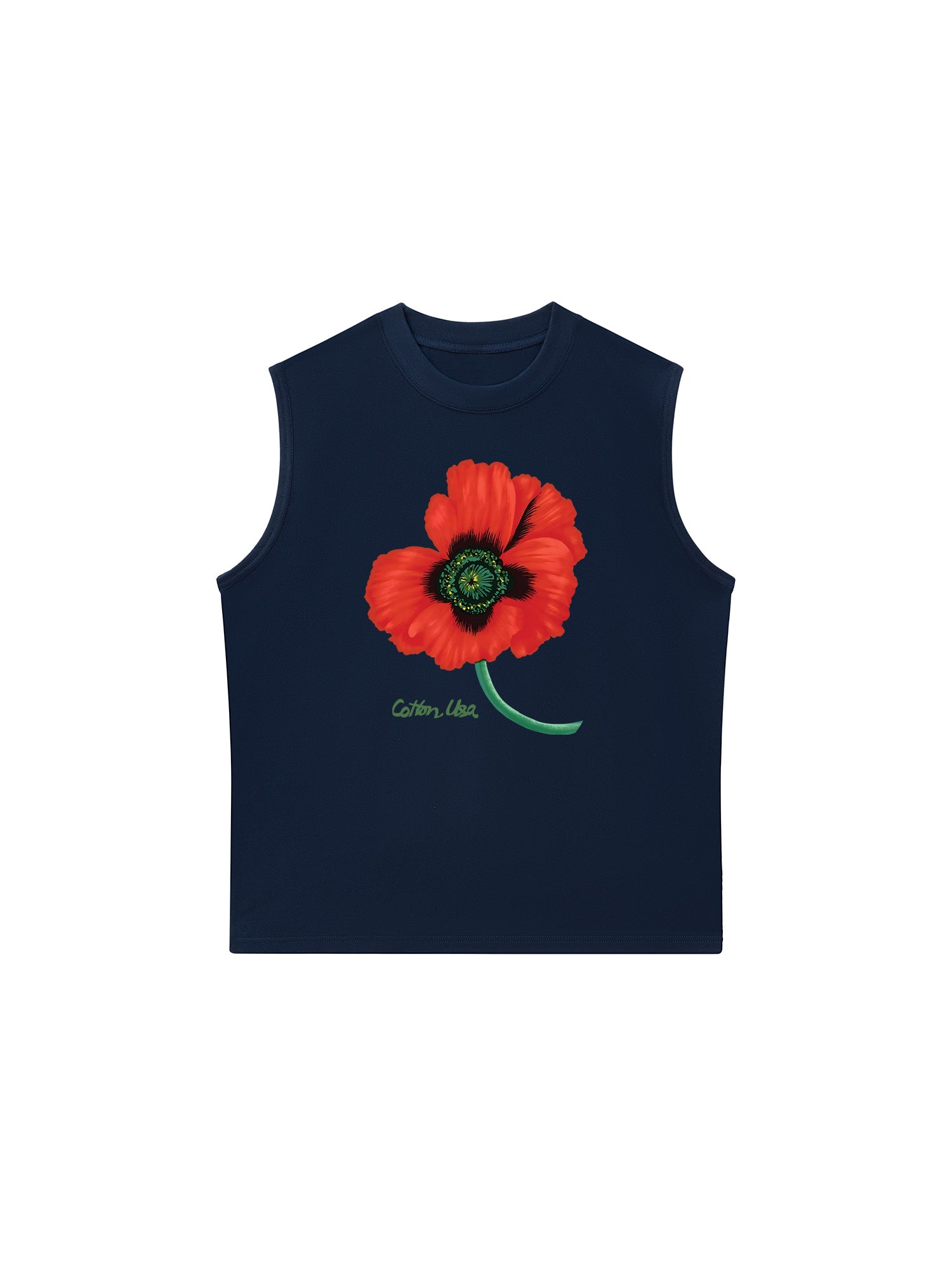 Áo Ba Lỗ Relaxed Fit Floral Red