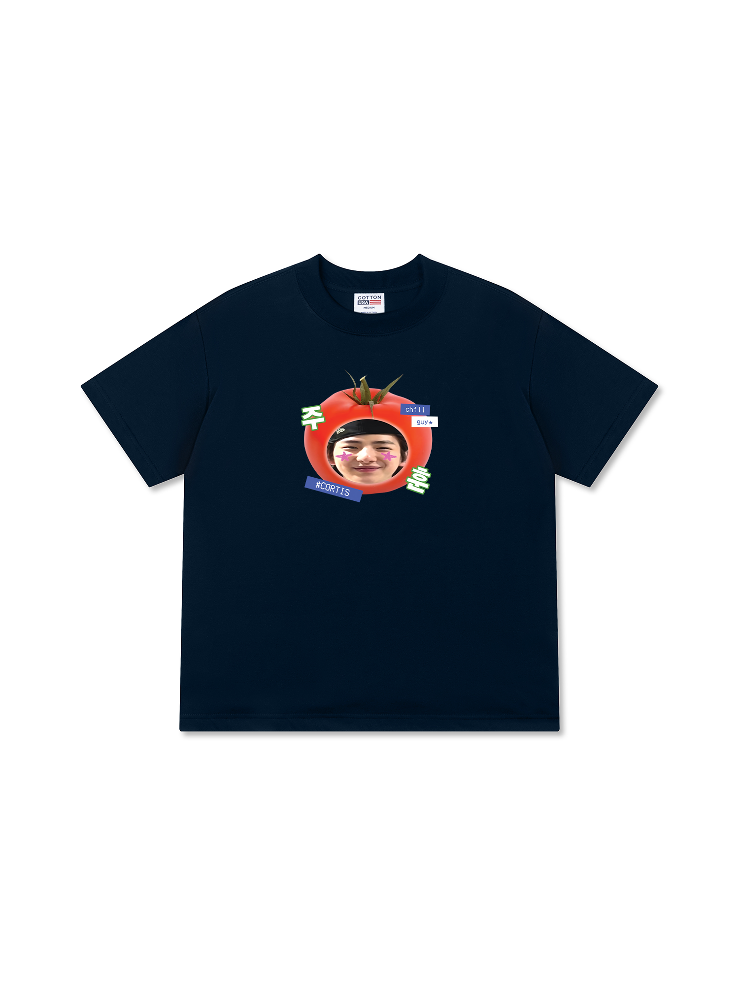 Áo Thun Relaxed Fit Idols Cortis Juhoon Tomato