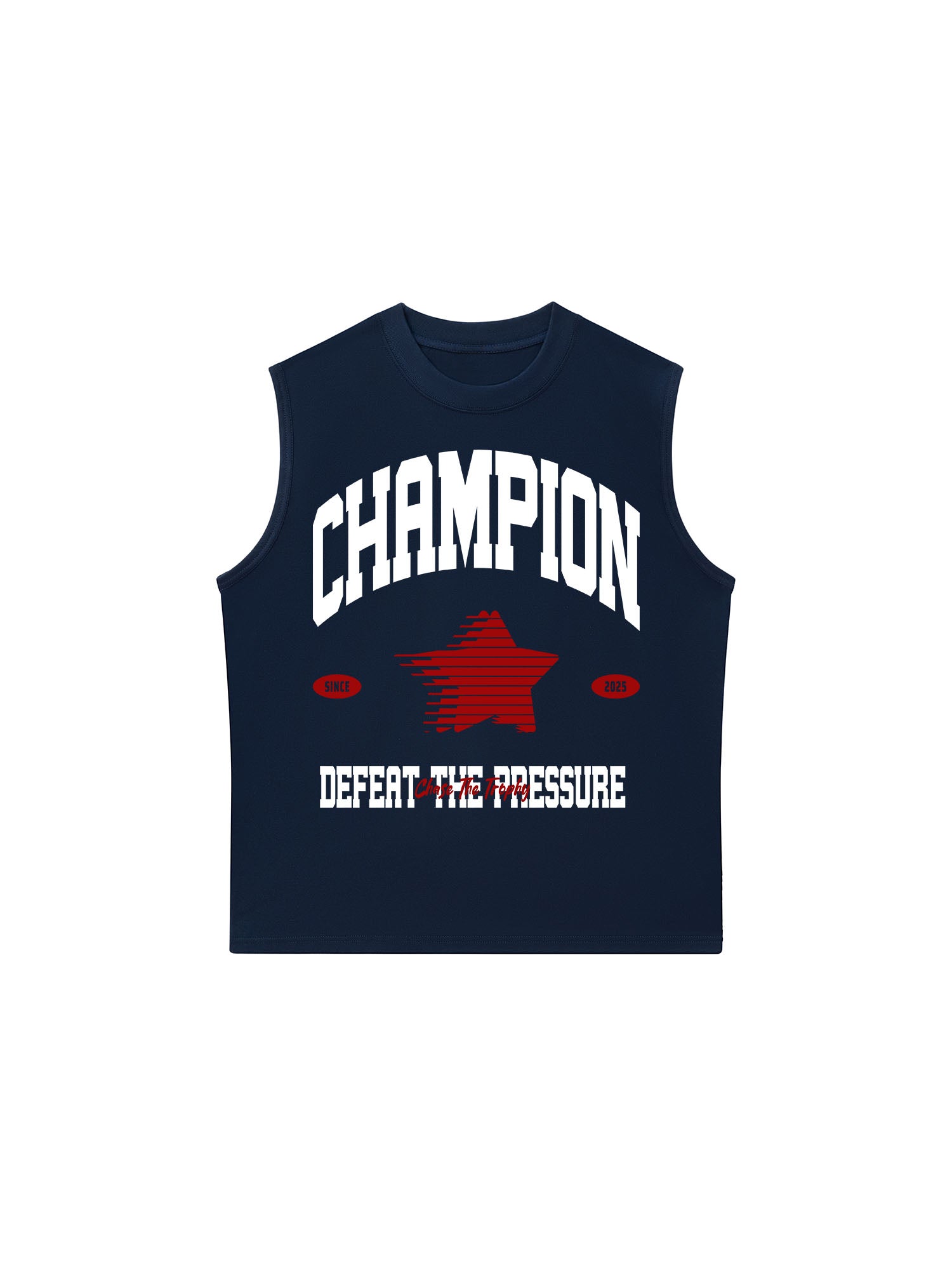 Áo Ba Lỗ Relaxed Fit Champions Defeat The Pressure