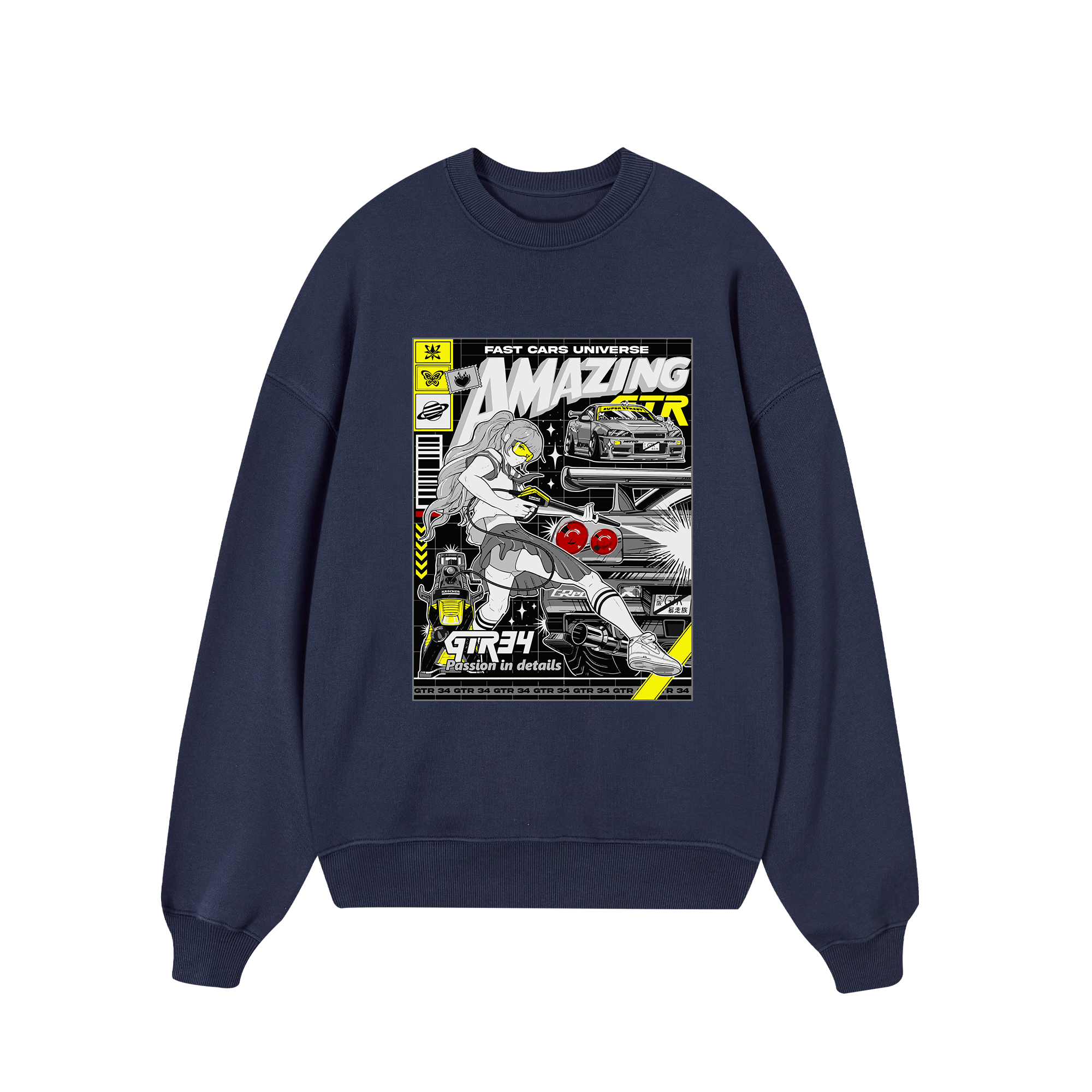 Porsche Fast Cars Universe Sweater