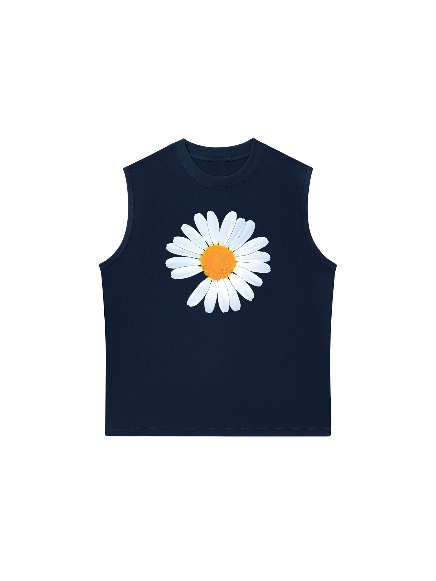 Áo Ba Lỗ Relaxed Fit Floral Design For VIP Daisy Flower