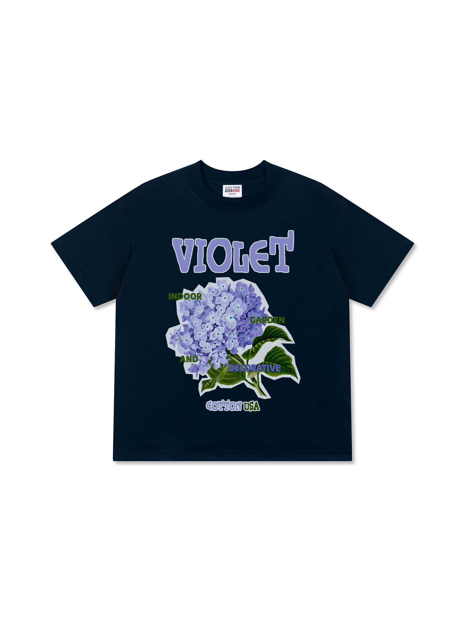 Áo Thun Relaxed Fit Floral Indoor Violet