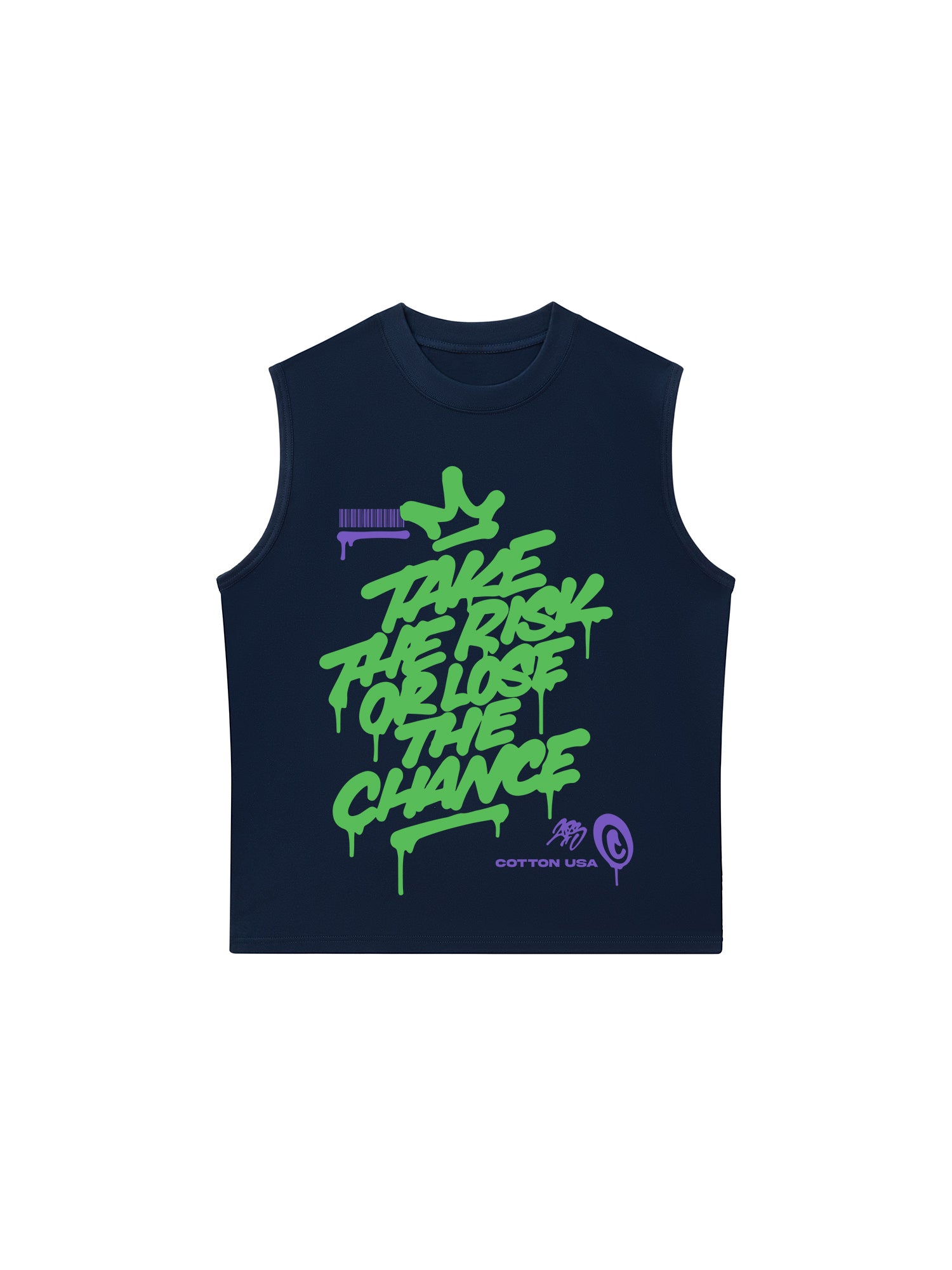 Áo Ba Lỗ Relaxed Fit Money Take The Risk