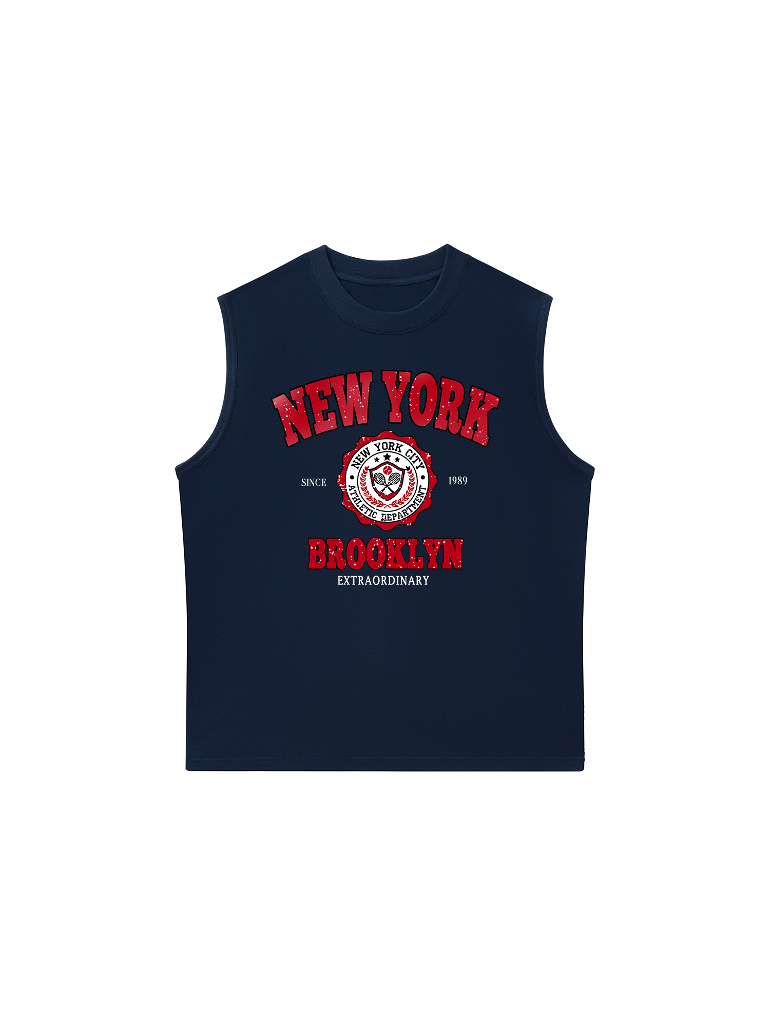 Áo Ba Lỗ Relaxed Fit New York Brooklyn