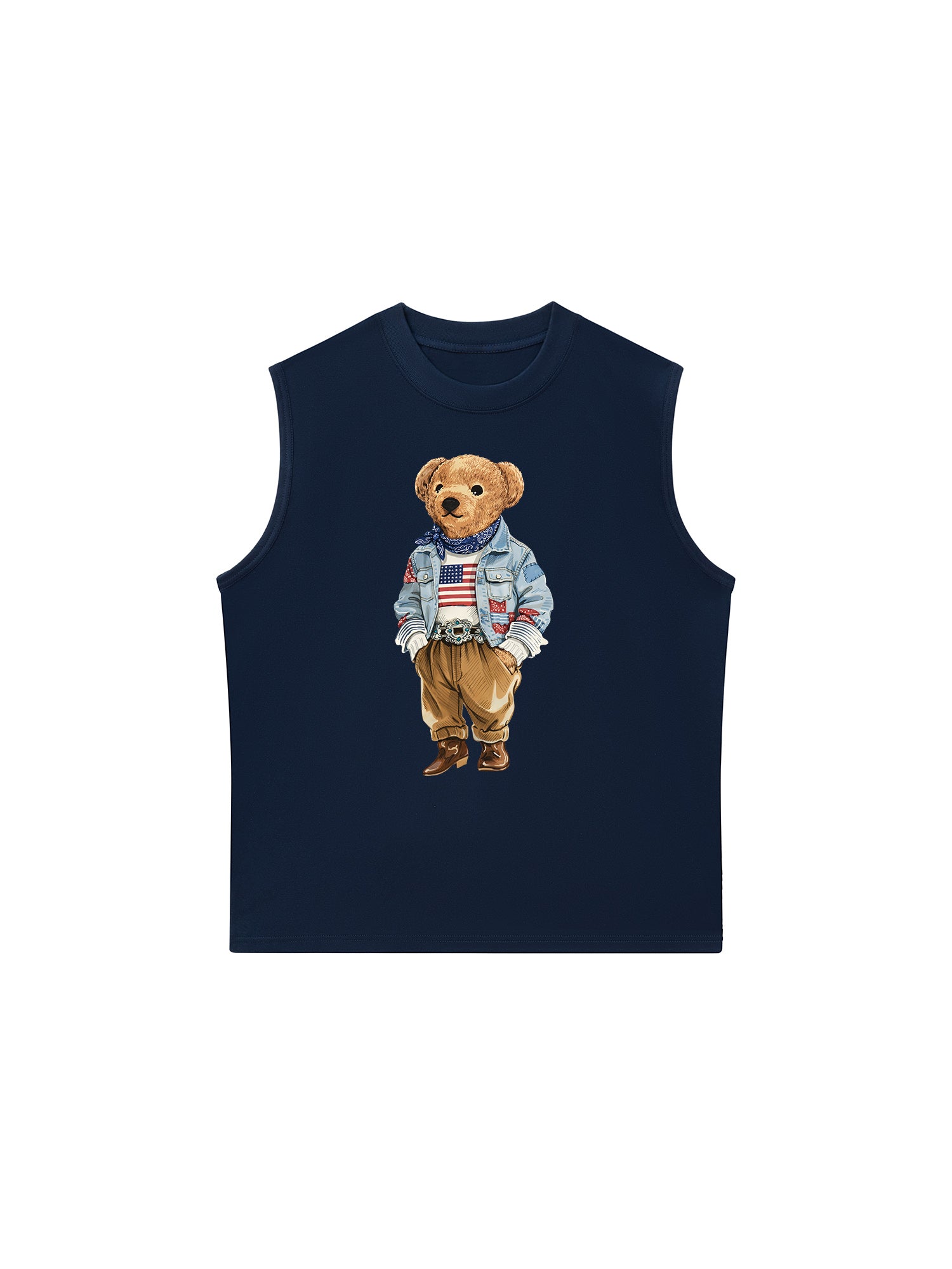 Áo Ba Lỗ Relaxed Fit Cowboy Bear