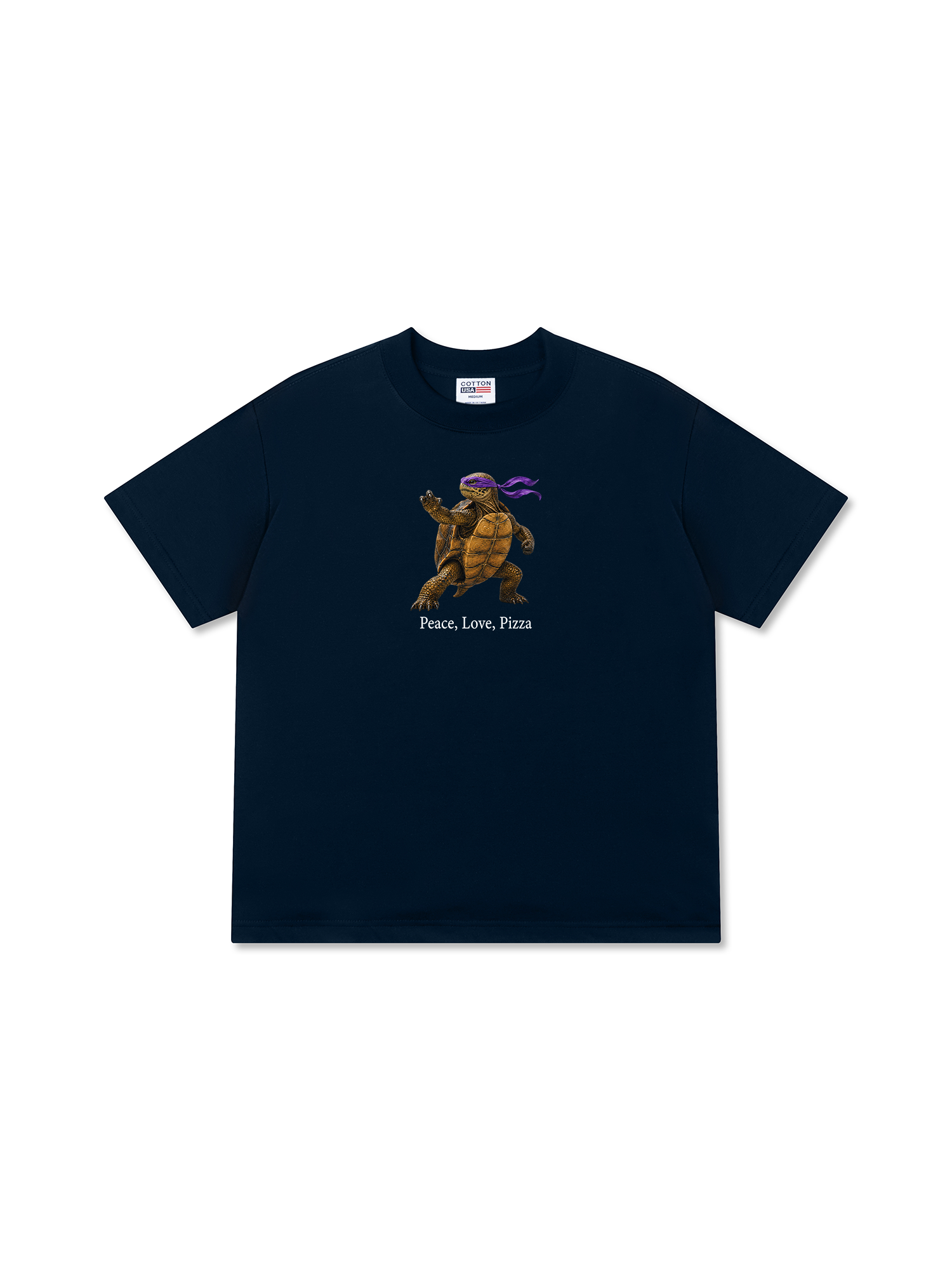Áo Thun Relaxed Fit Purple Turtle