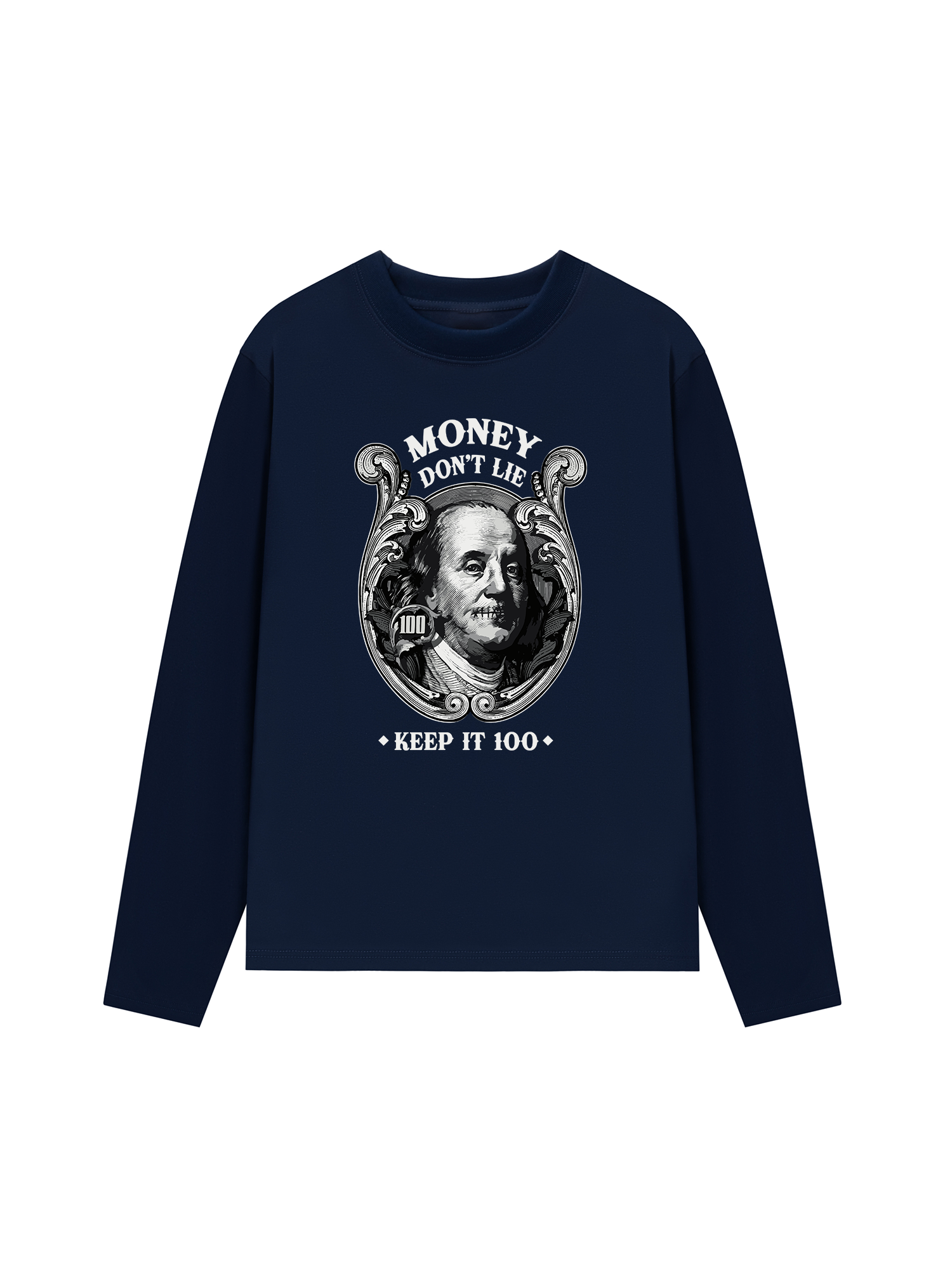 Áo Thun Dài Tay Money Don_t Lie