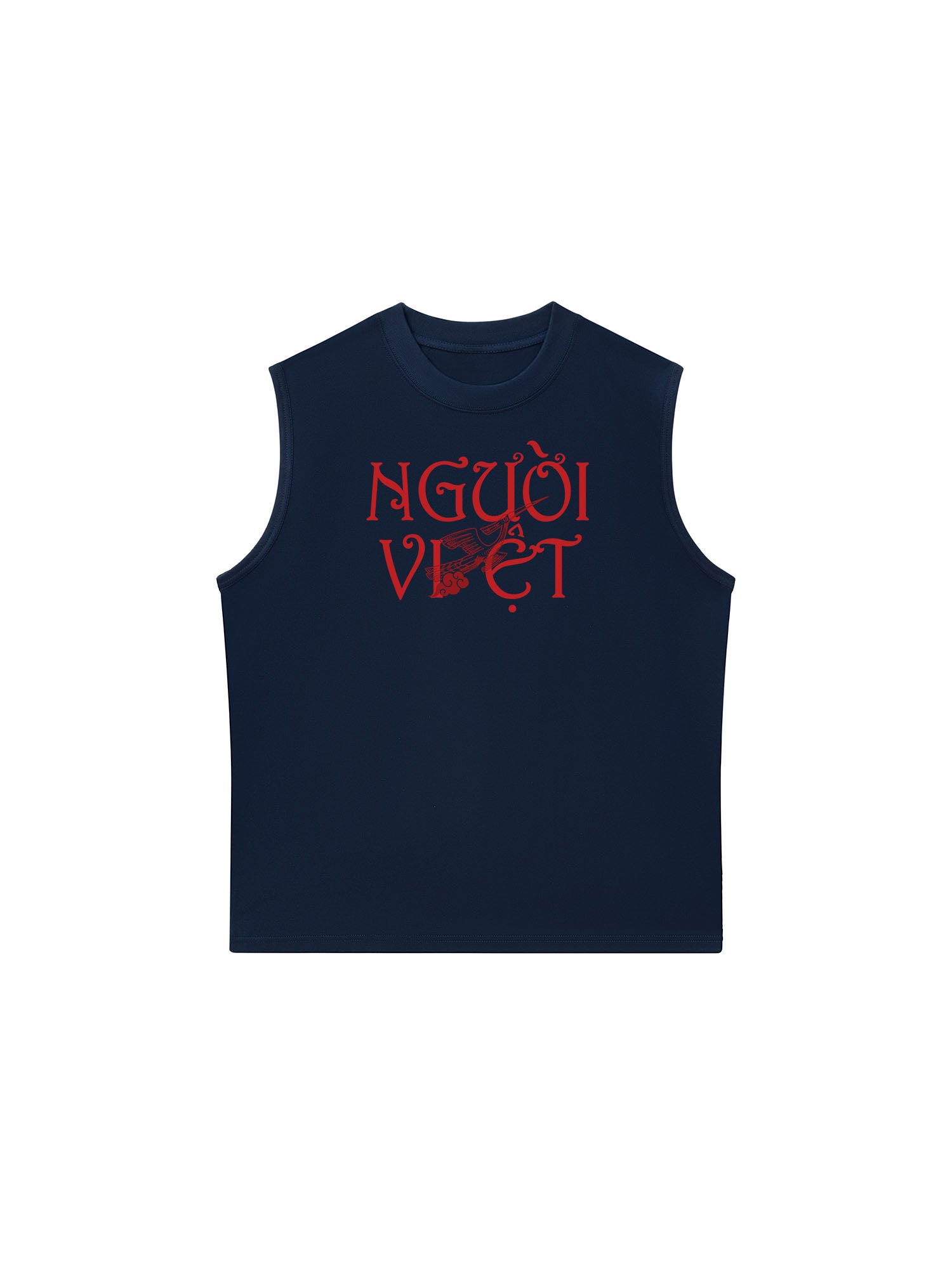 Áo Ba Lỗ Relaxed Fit Người Việt - Máu Đỏ Da Vàng