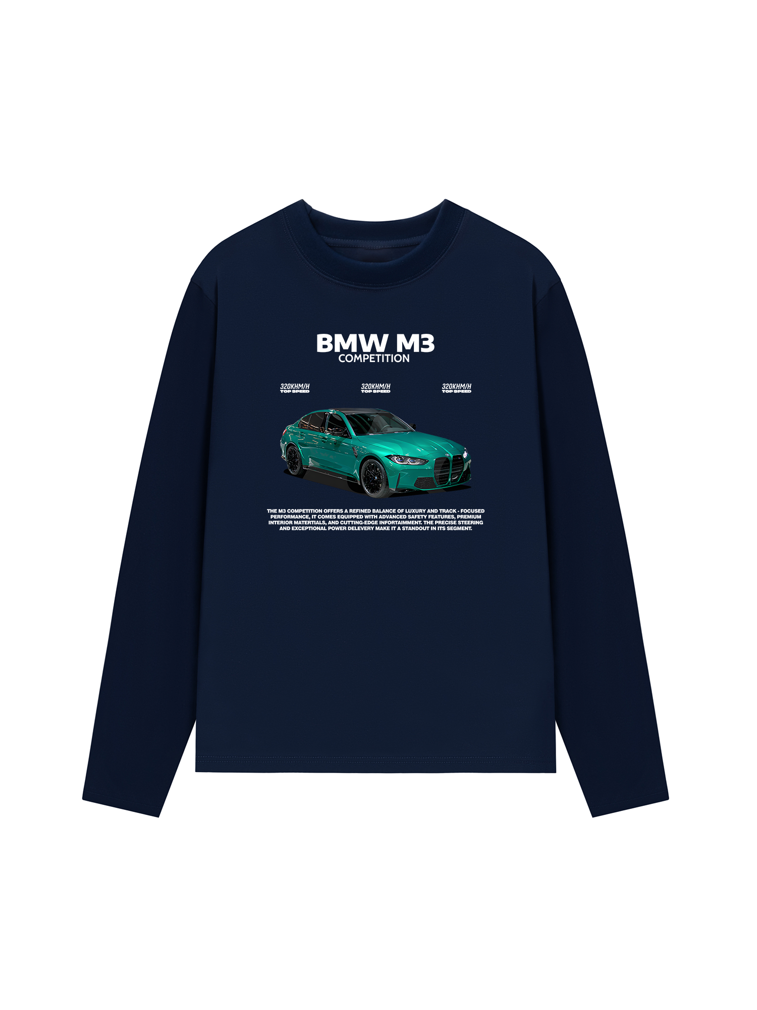 Áo Thun Dài Tay BMW M3 Competition