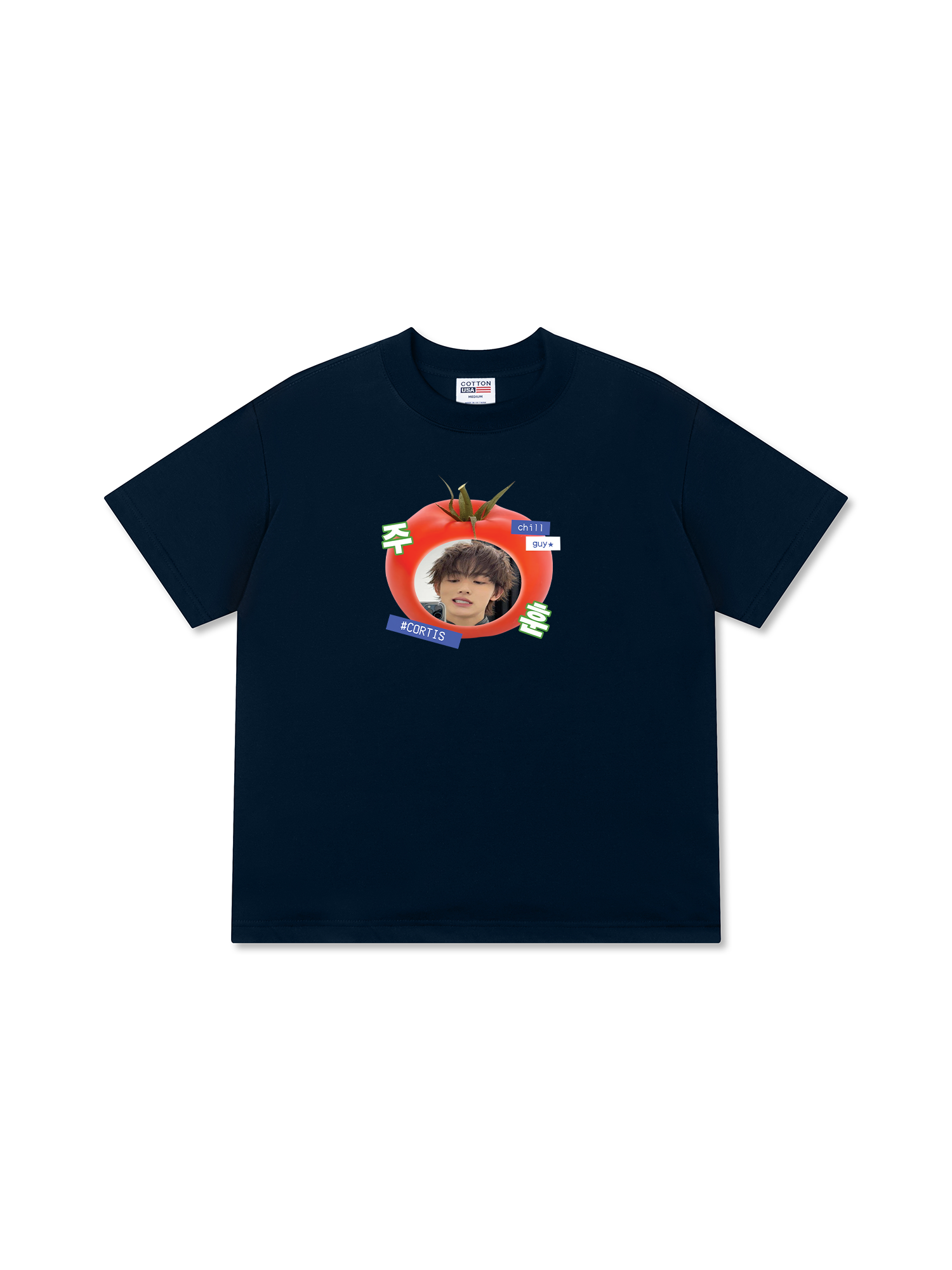 Áo Thun Relaxed Fit Idols Cortis Seonghyeon Tomato