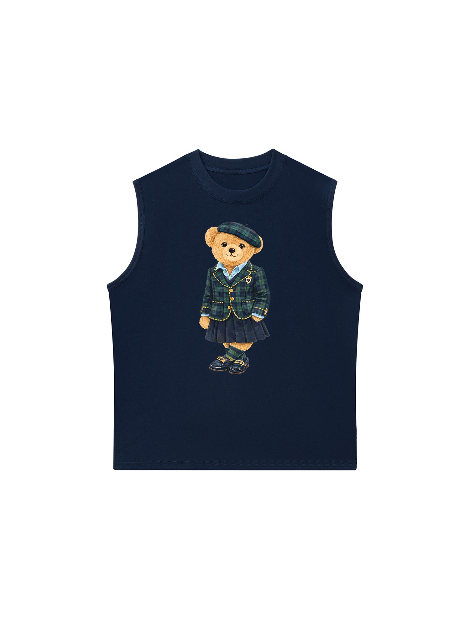 Áo Ba Lỗ Relaxed Fit Bear Three