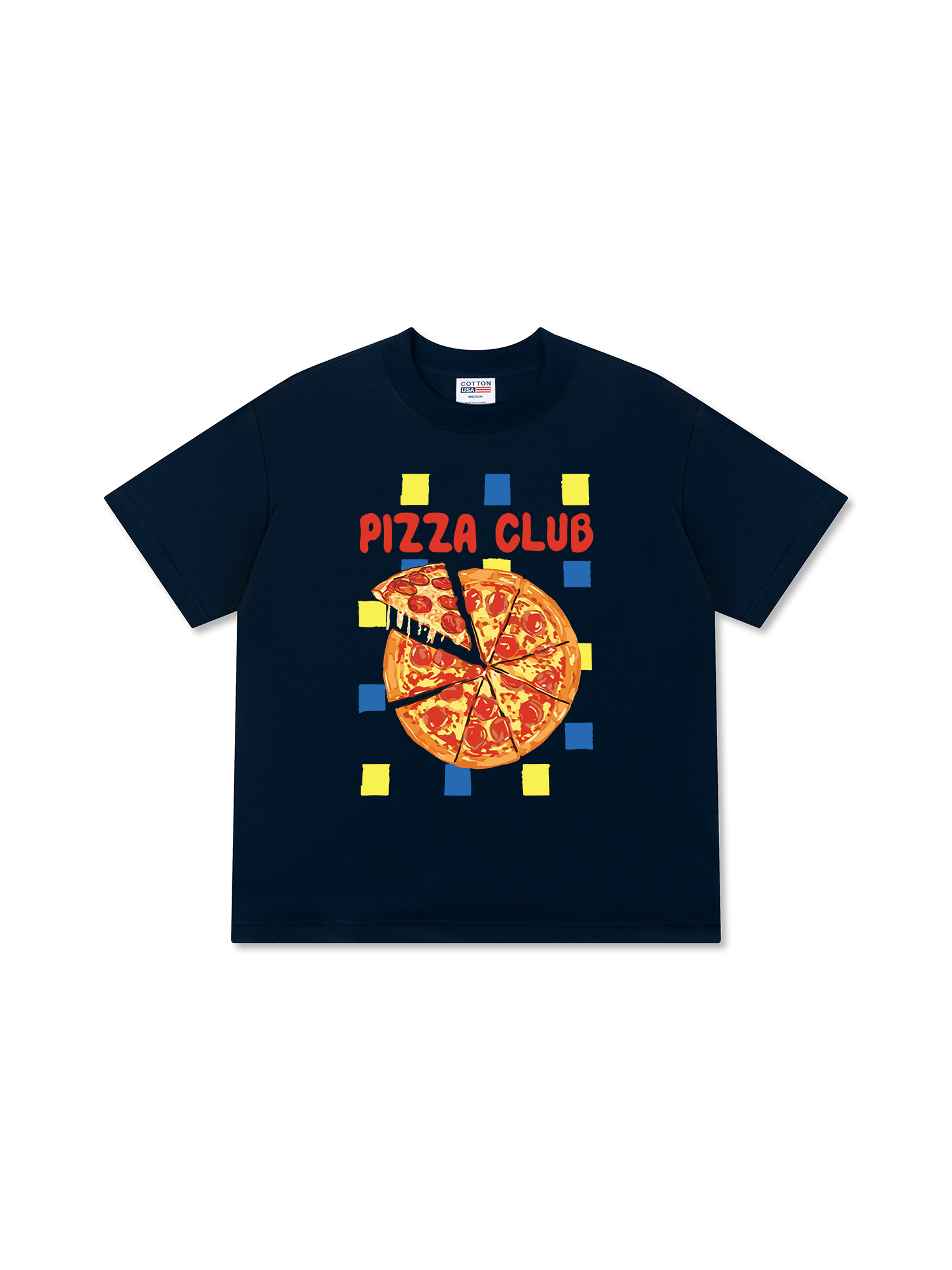 Áo Thun Relaxed Fit Yummy Mood Pizzaclub