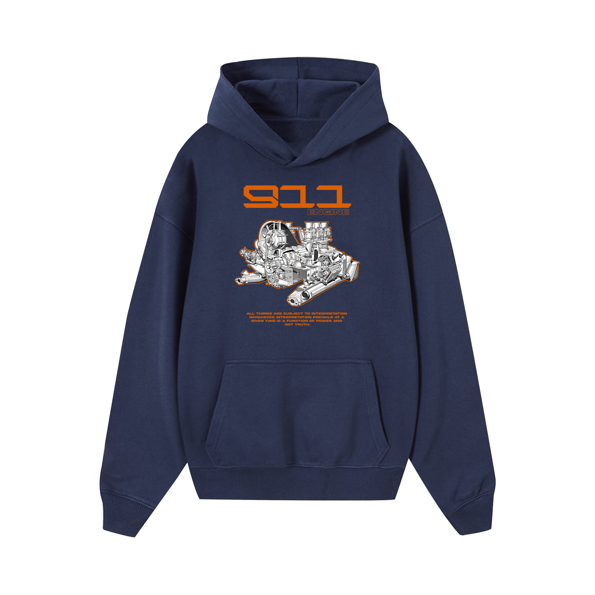 Porsche 911 Engine Hoodie