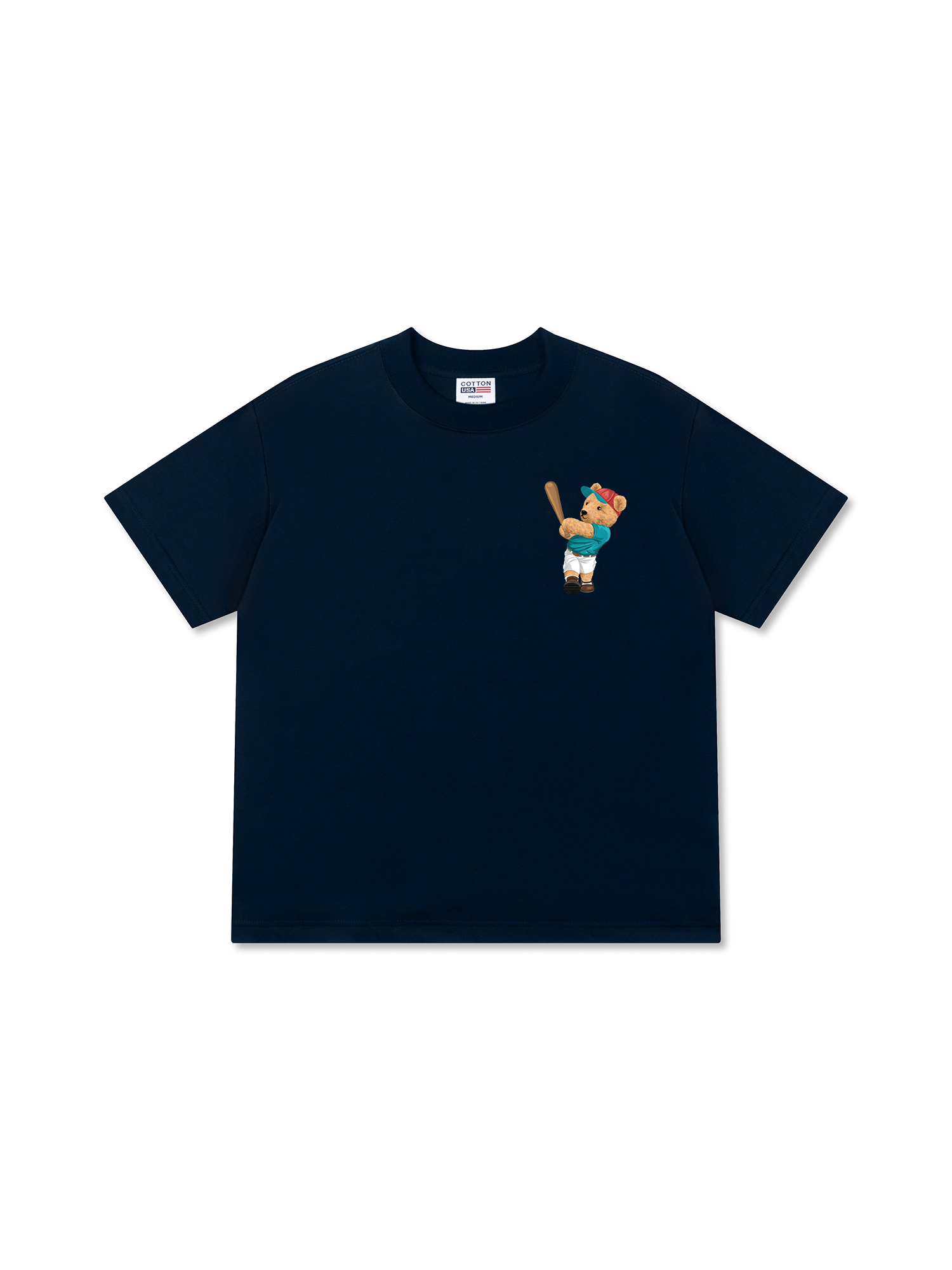 Áo Thun Relaxed Fit Baseball Home Run Teddy Bear