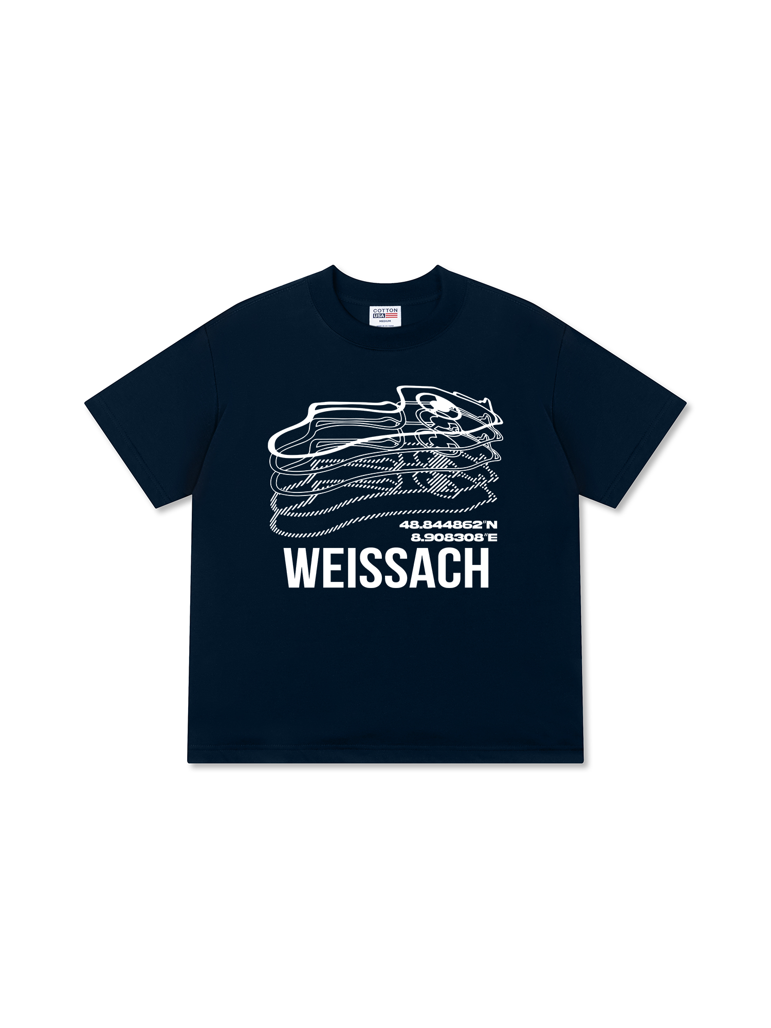 Áo Thun Relaxed Fit Weissach Map