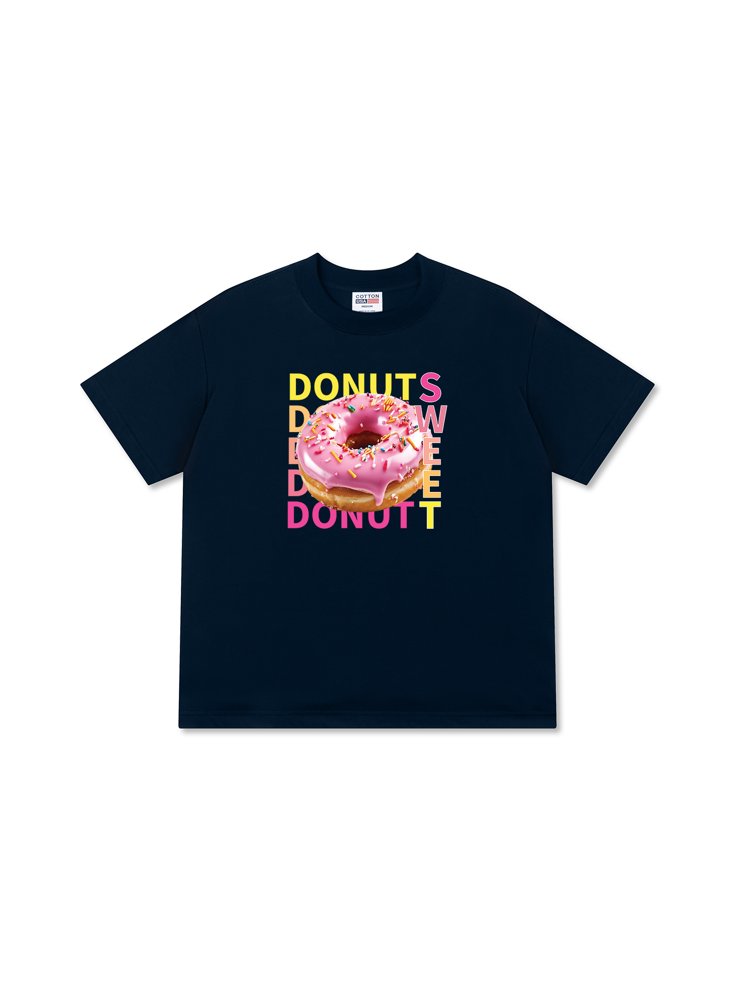 Áo Thun Relaxed Fit Yummy Mood Sweet Donut