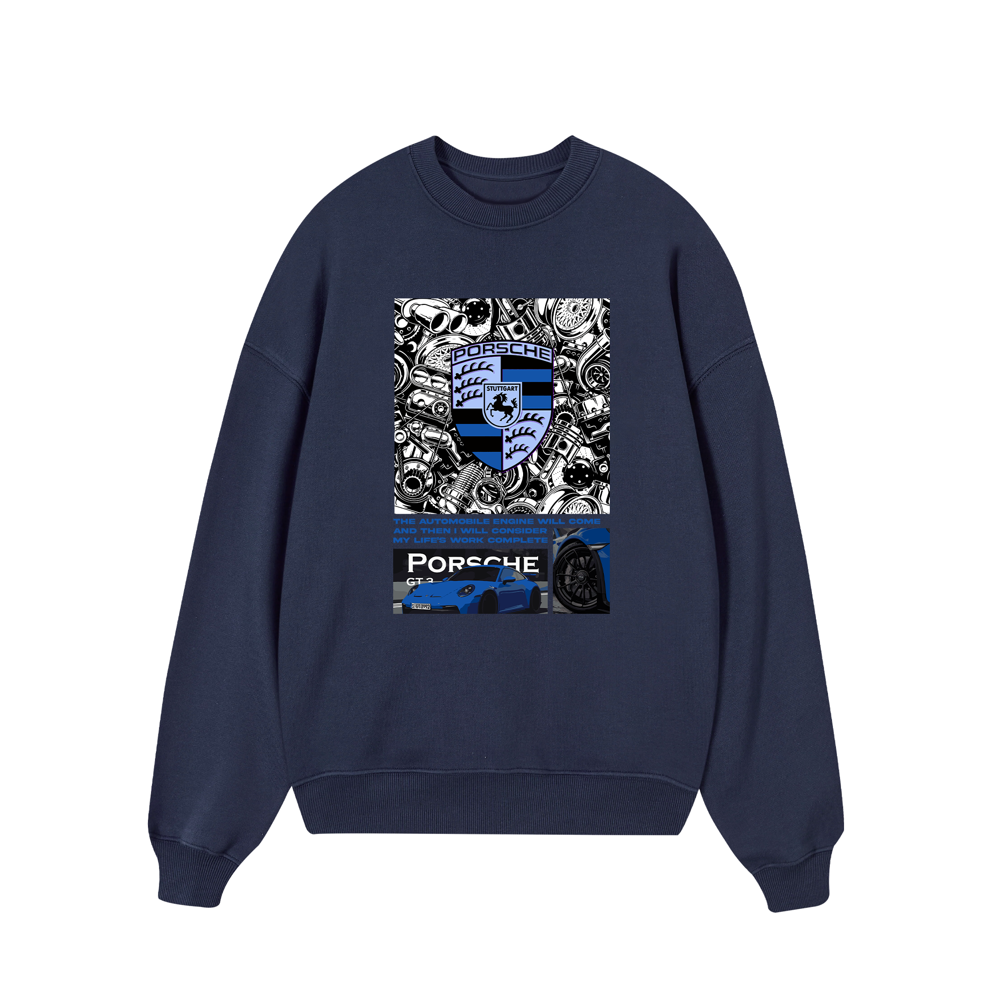 Porsche The Auto Mobile Sweater