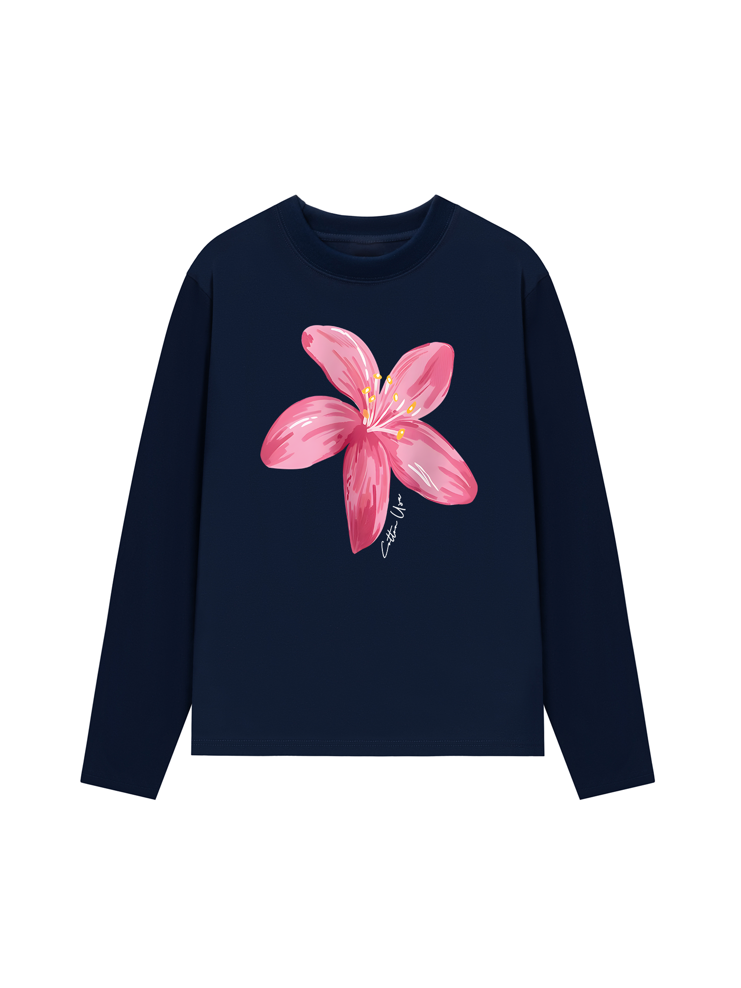 Áo Thun Dài Tay Floral Pink Flower