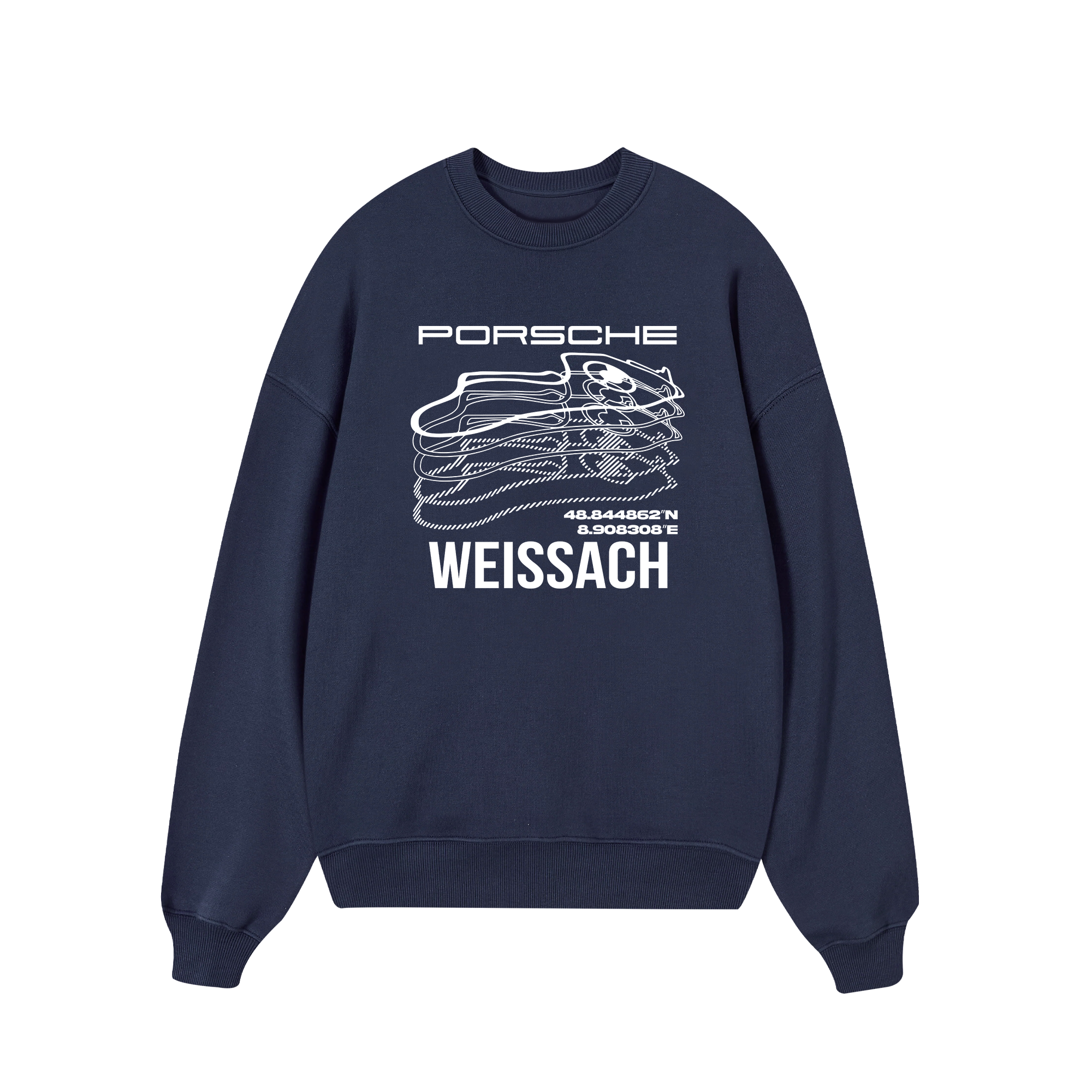 Porsche Weissach Map Sweater