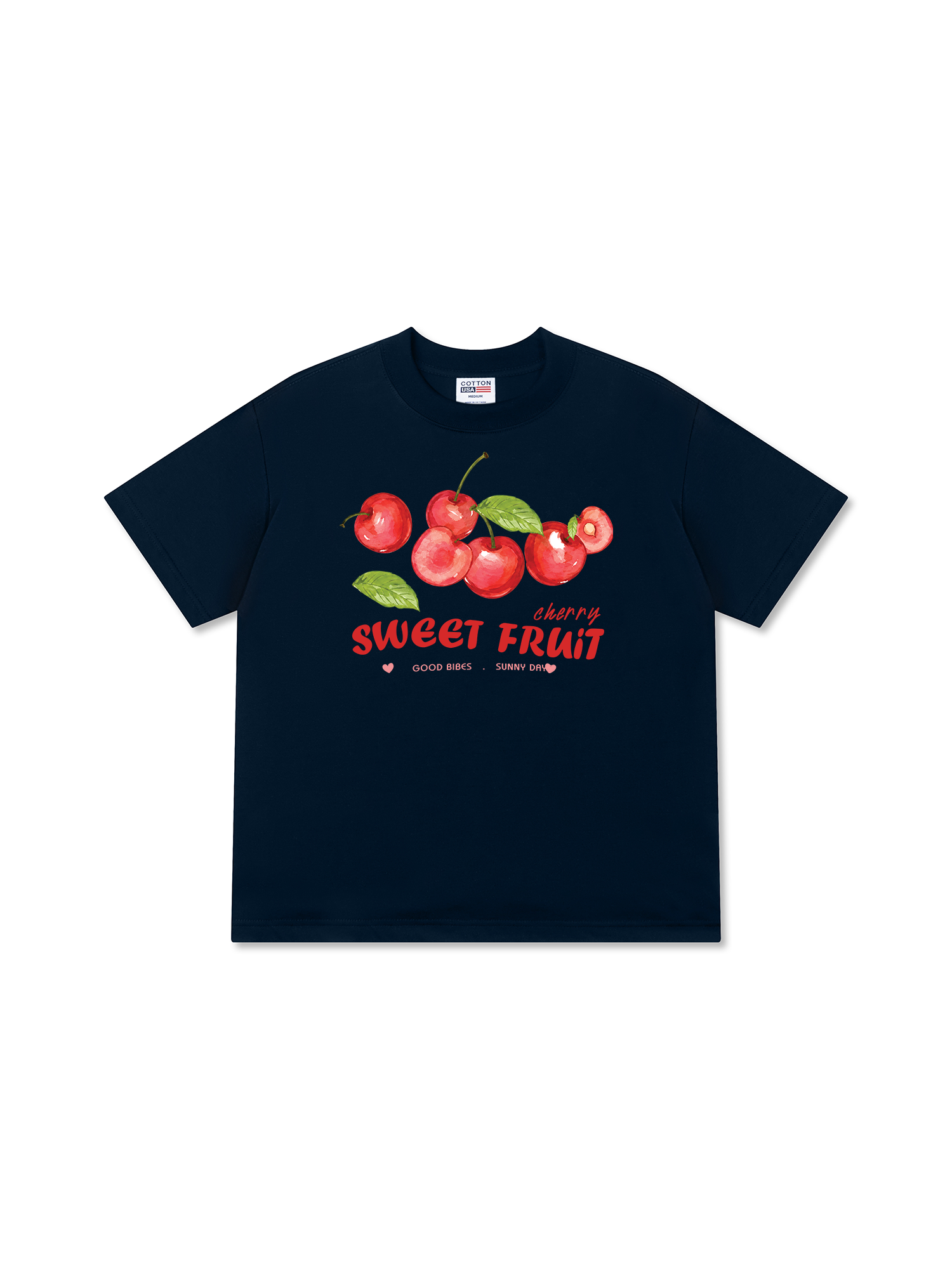 Áo Thun Relaxed Fit Tropical Cherry Sweet Fruit