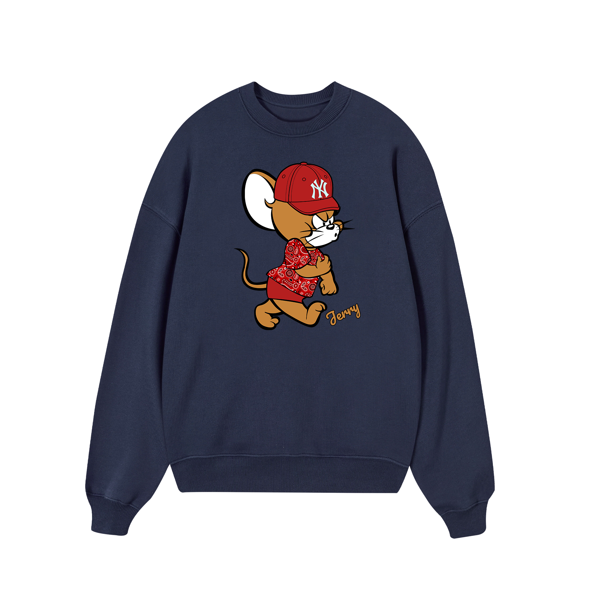 MLB Floral Funny Disney Jerry Sweater