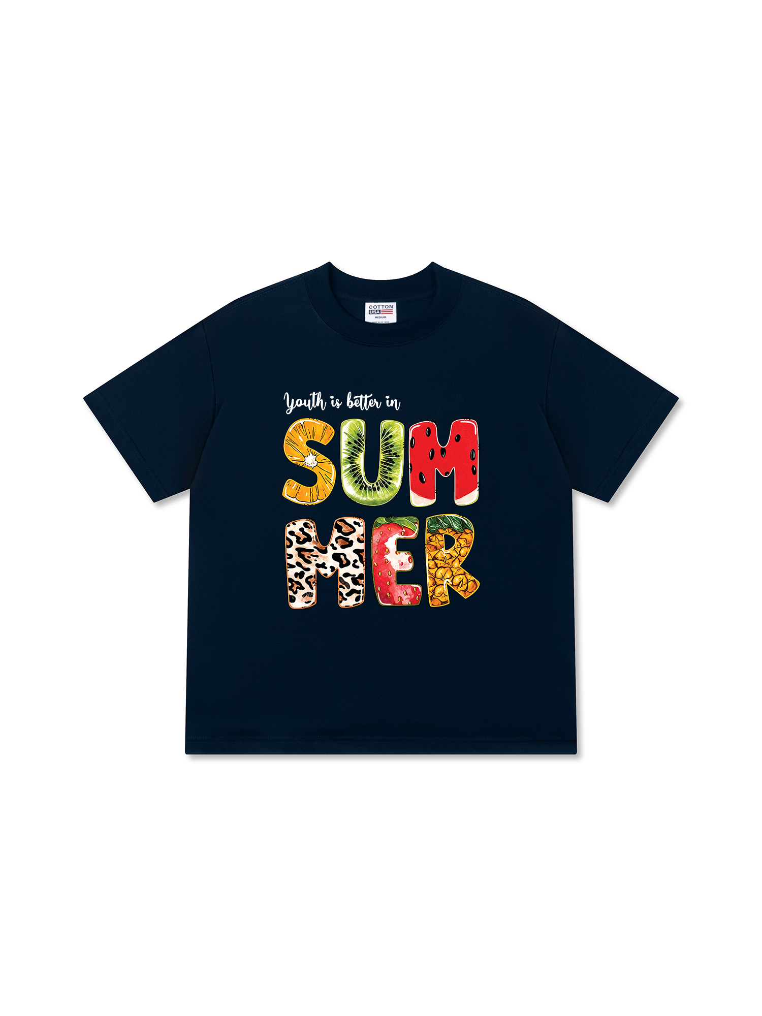 Áo Thun Relaxed Fit Tropical  Youth Is Beter In Summer