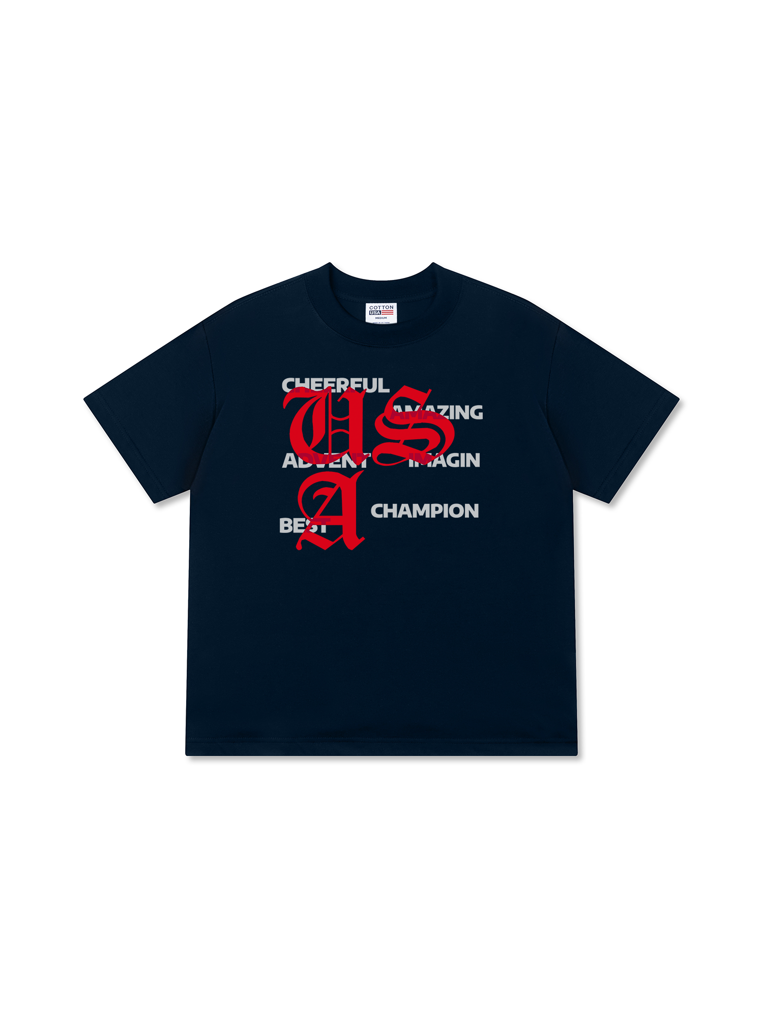 Áo Thun Relaxed Fit USA Classic Positive