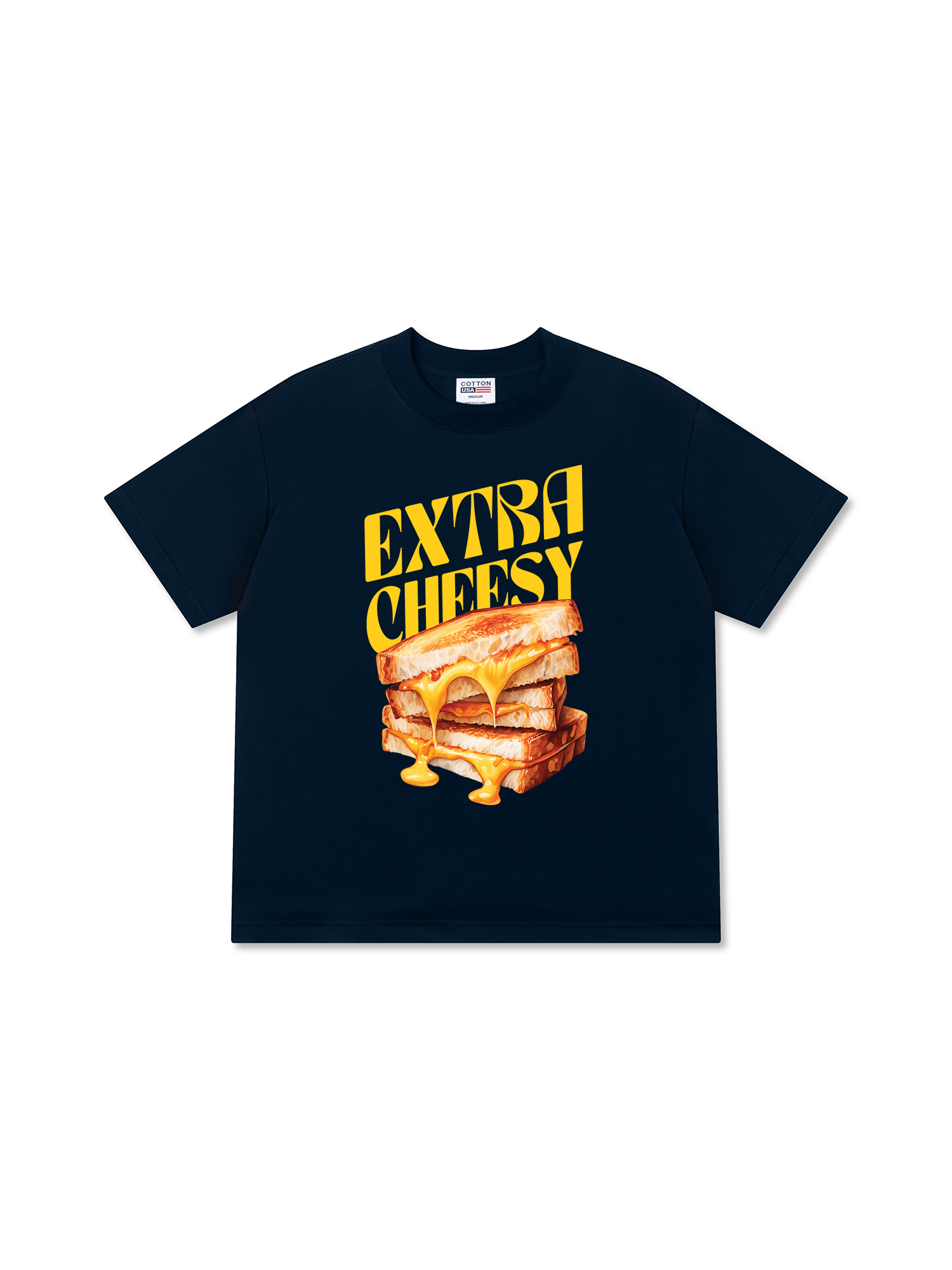 Áo Thun Relaxed Fit Yummy Mood Extra Cheesy
