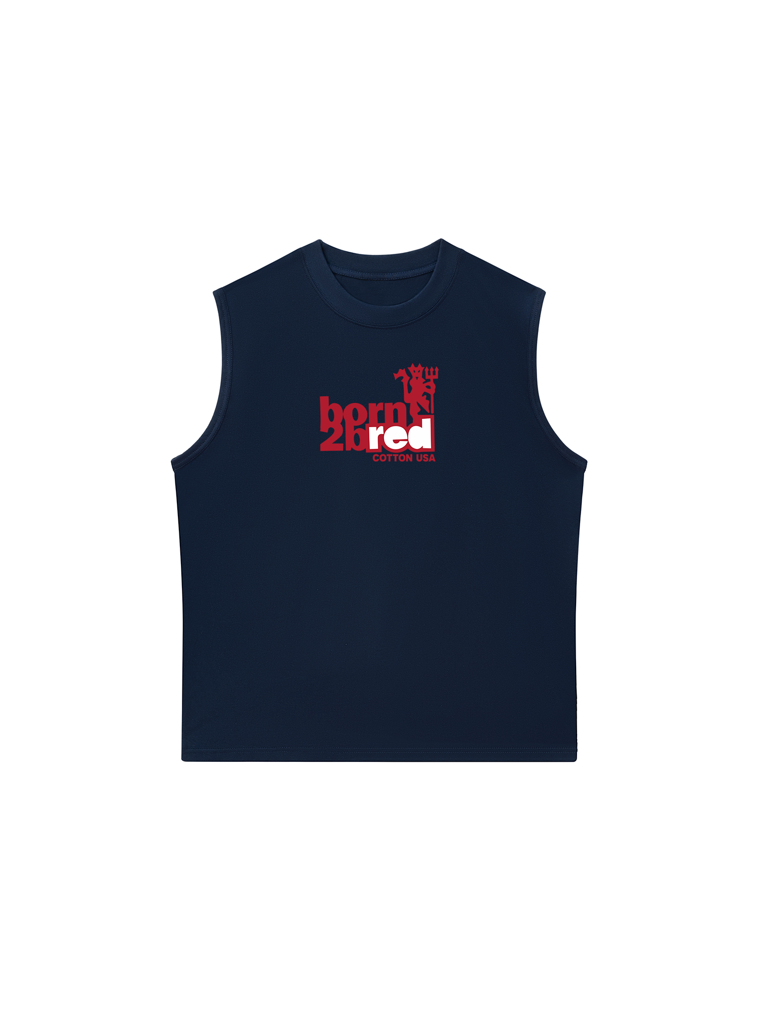 Áo Ba Lỗ Relaxed Fit Born To Be Red