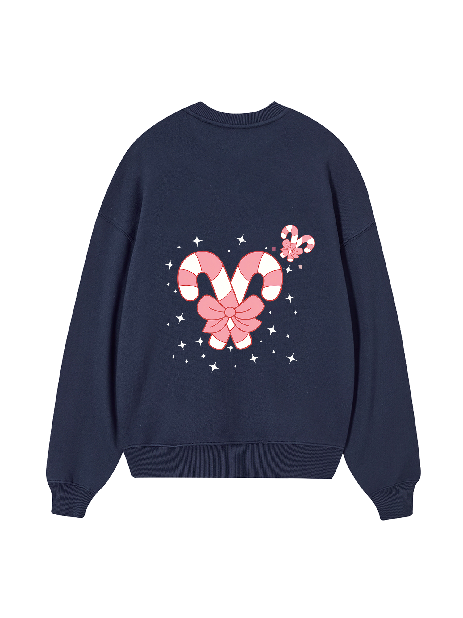 Cute Pink Candy Cane Sweater