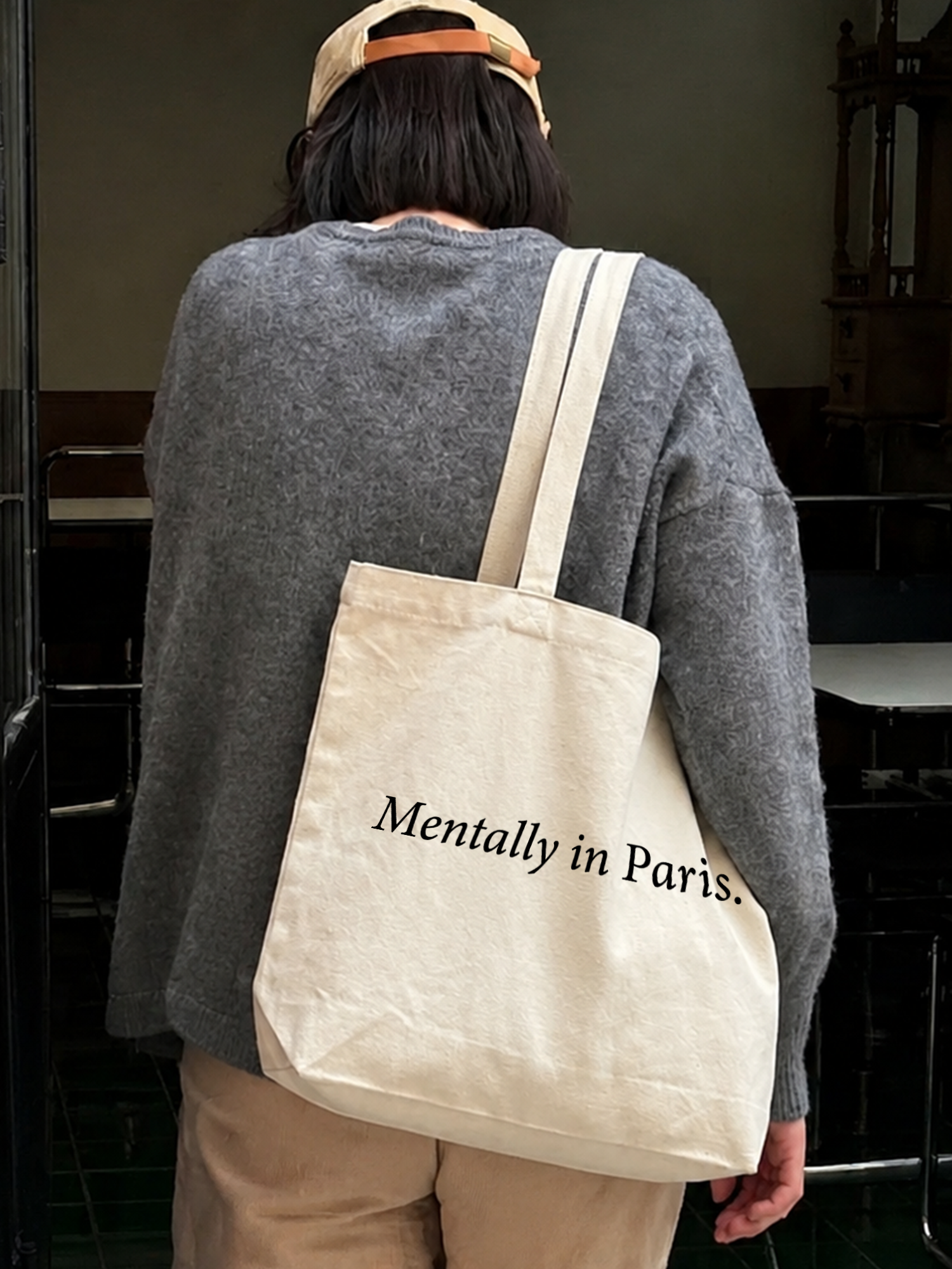 Túi Tote City Mentally In Paris