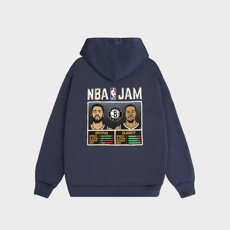 Flash Sale NBA JAM Nets Irving&Durant Hoodie