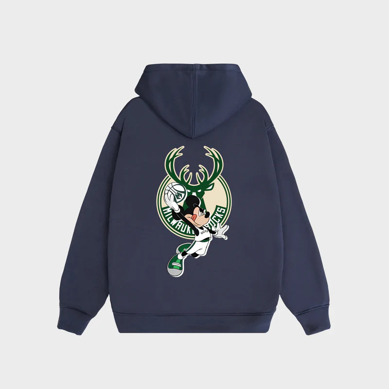 Flash Sale NBA Milwaukee Bucks Mickey Hoodie