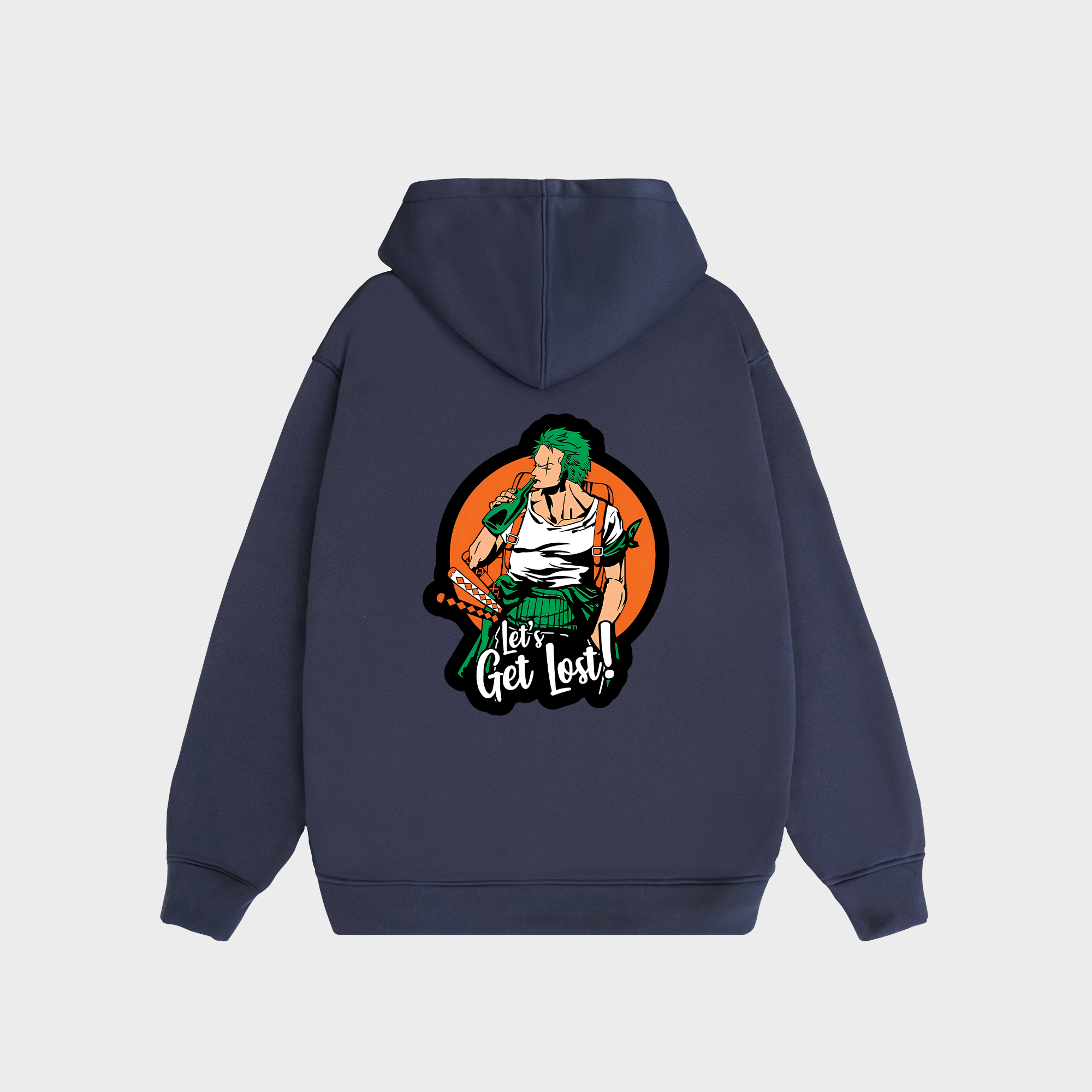 ONE PIECE ZORO RORONOA HOODIE / NAVY