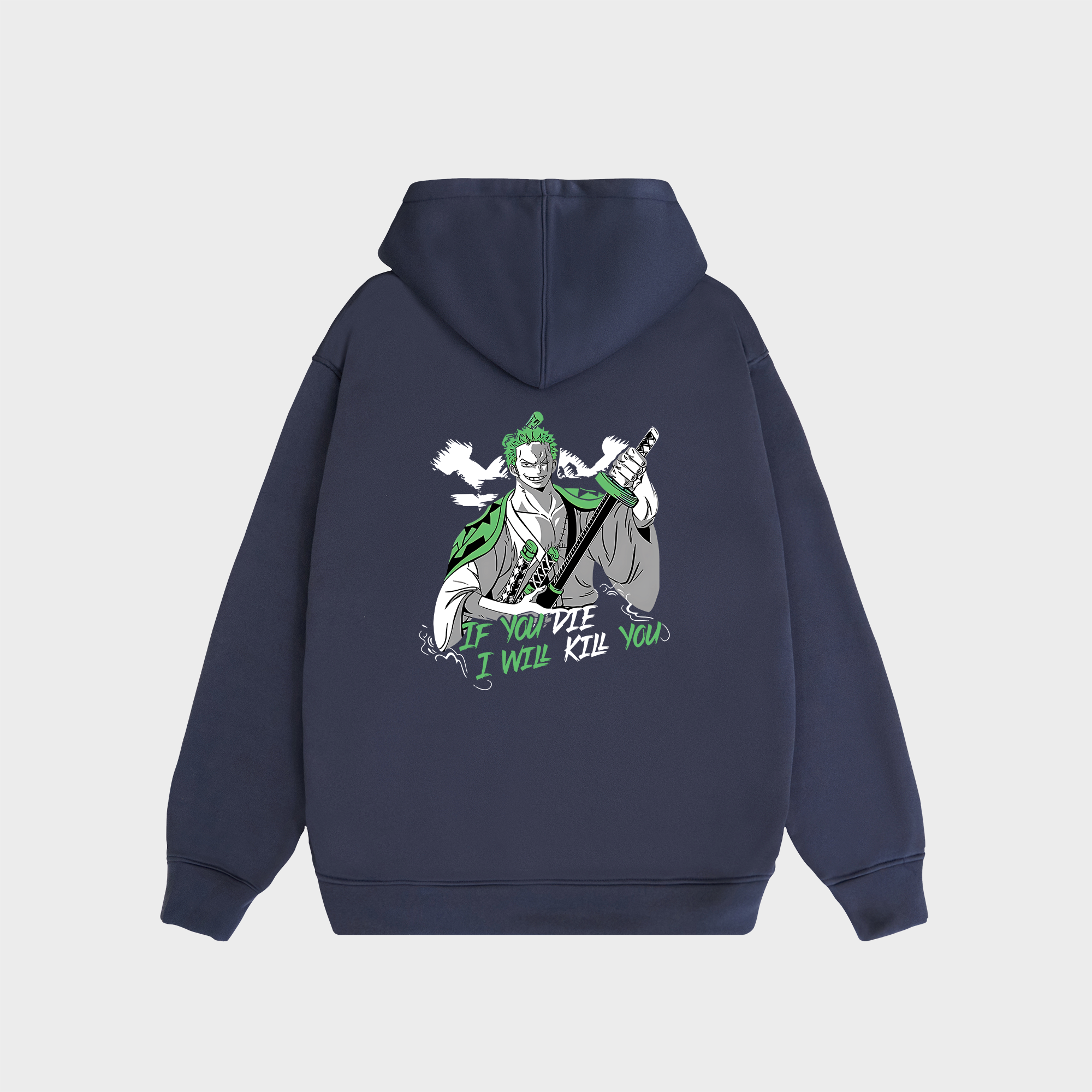 ONE PIECE ZORO HOODIE / NAVY