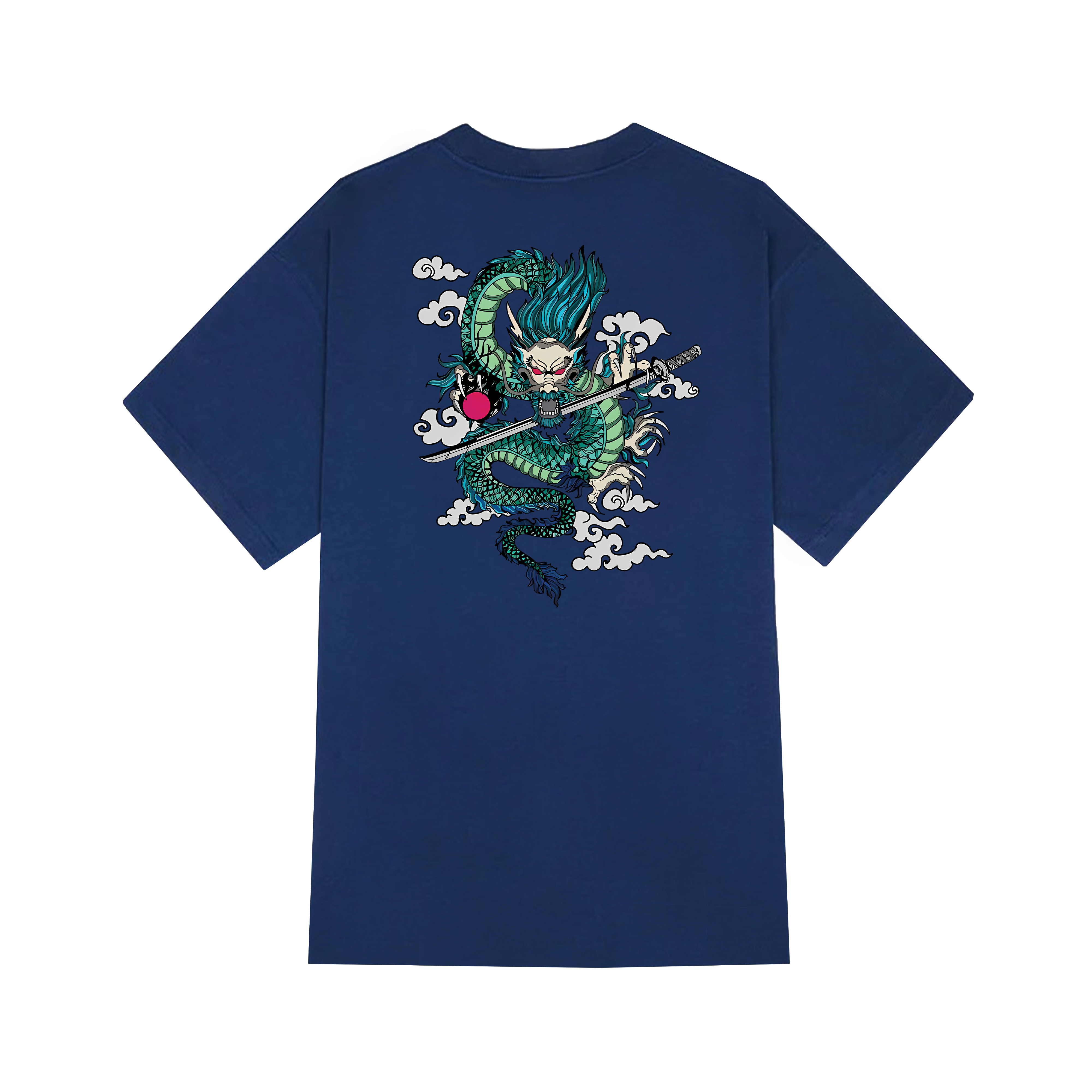 RYUJINO DRAGON T-SHIRT / NAVY