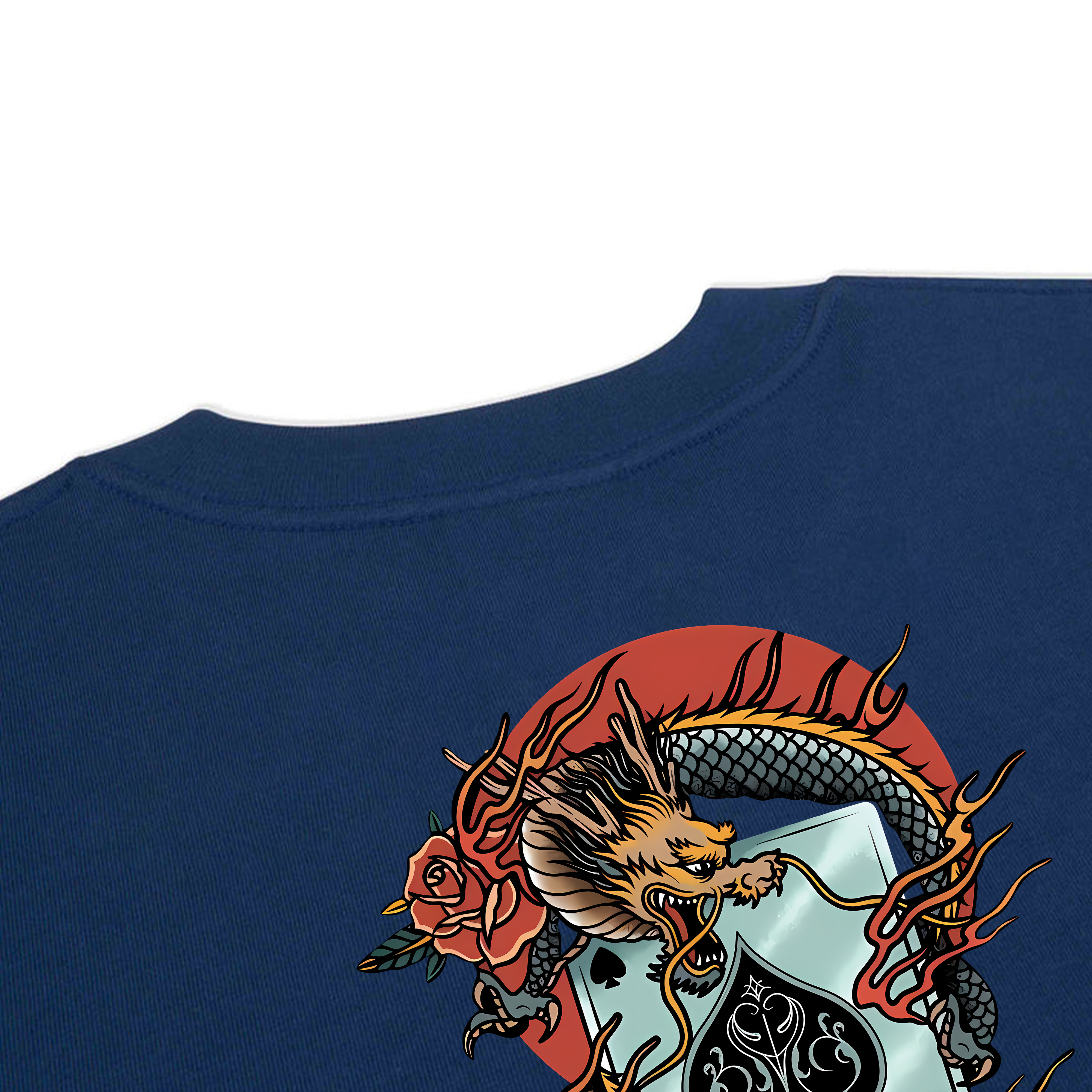 DRAGON CARDS T-SHIRT / NAVY