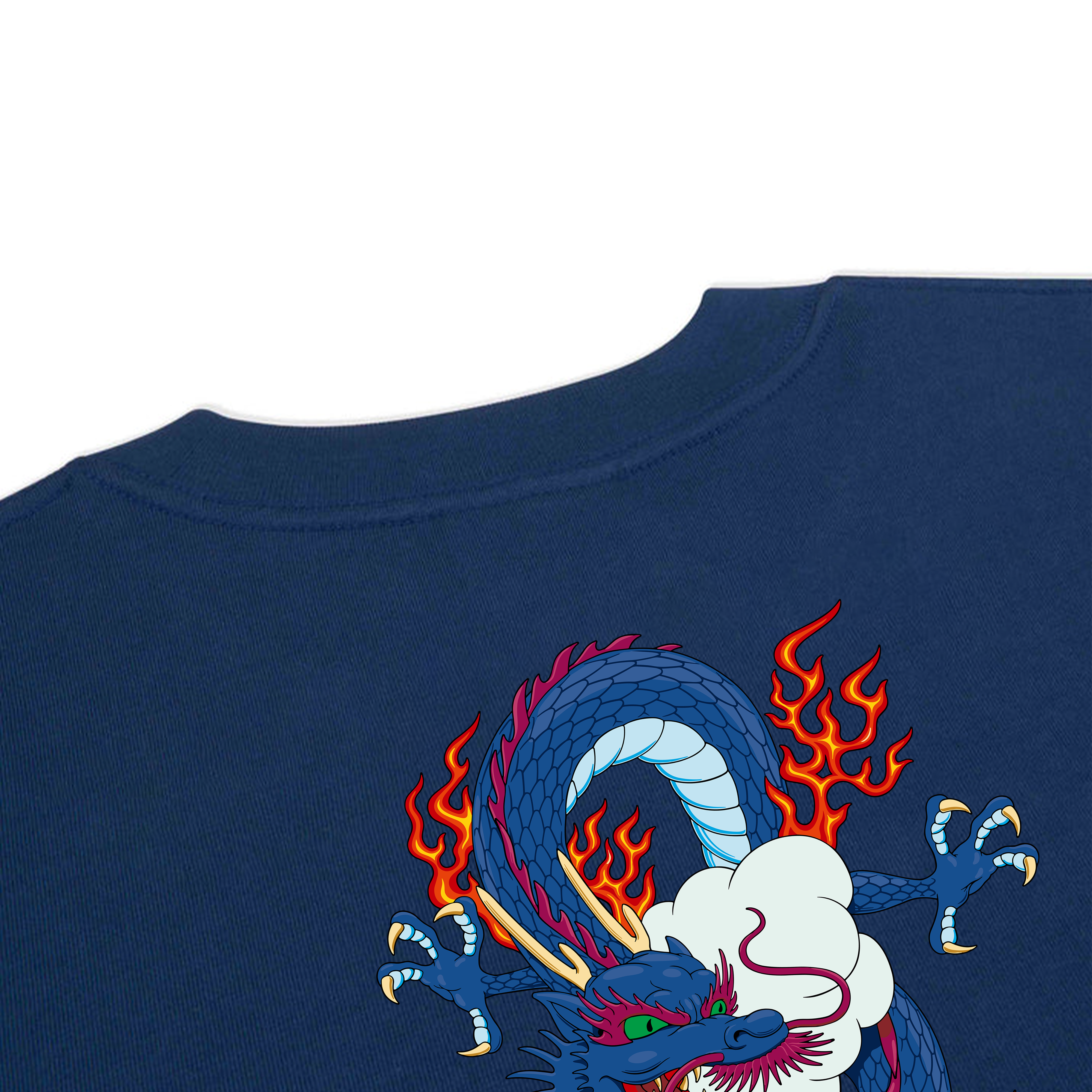 JAPANESE DRAGON T-SHIRT / NAVY