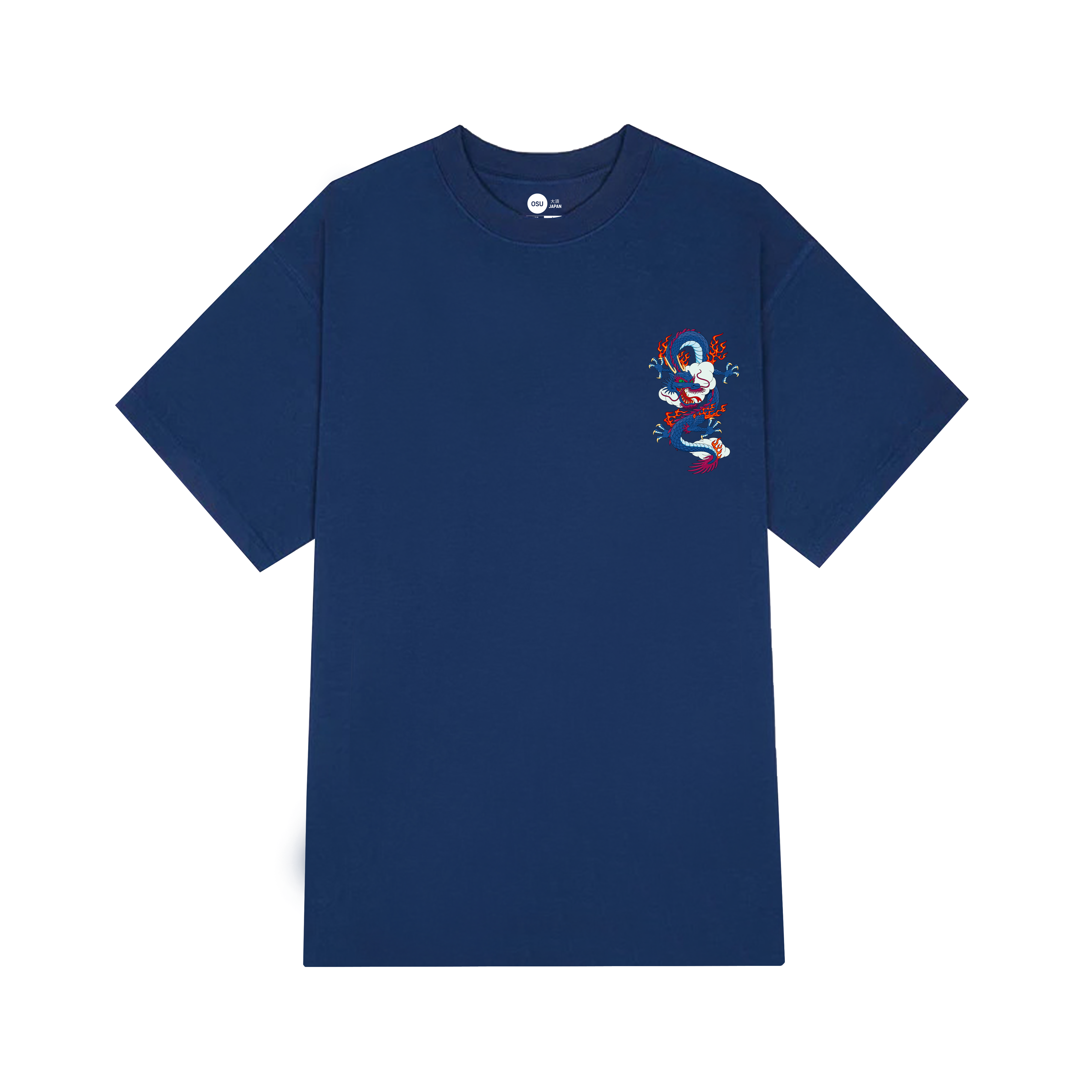 JAPANESE DRAGON T-SHIRT / NAVY