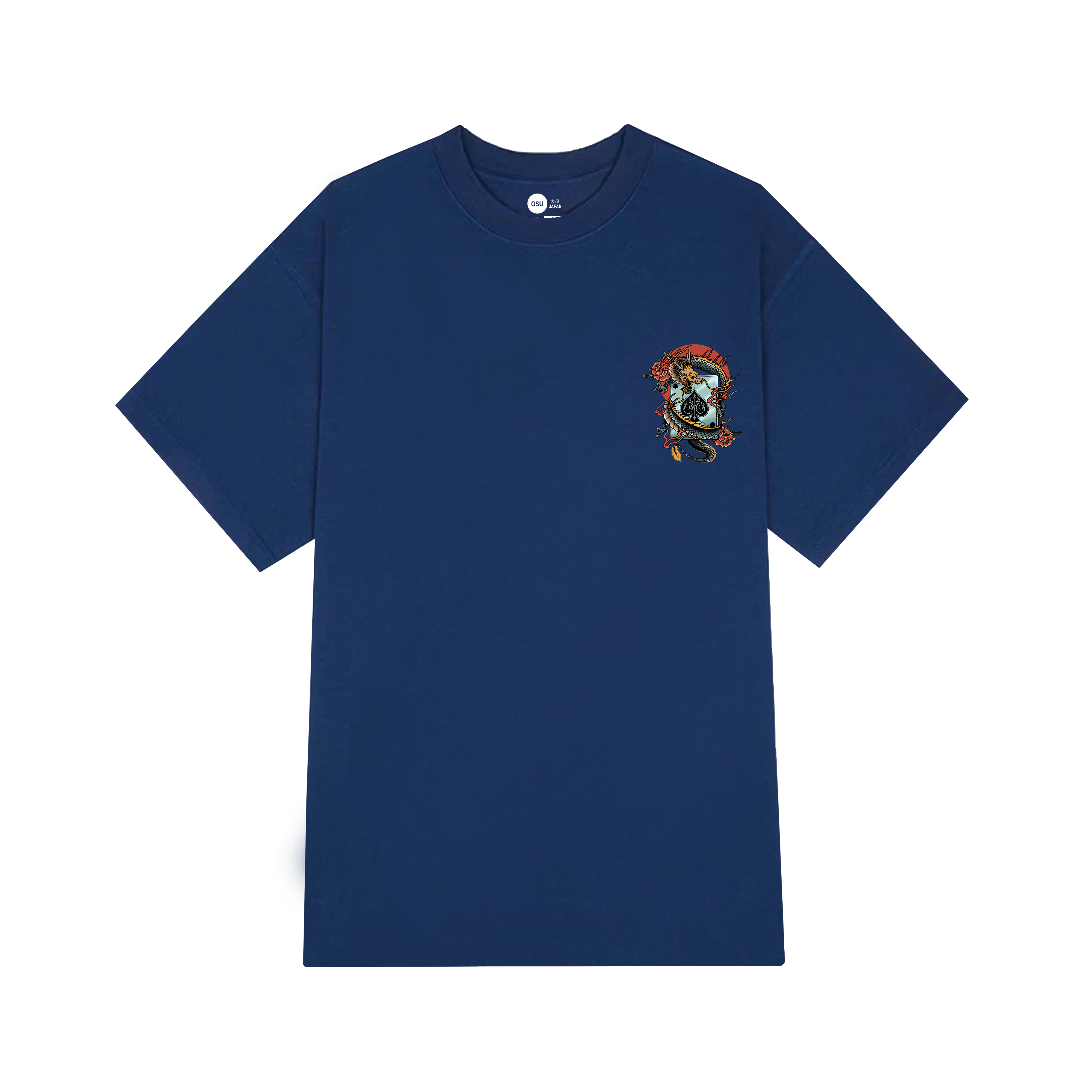 DRAGON CARDS T-SHIRT / NAVY