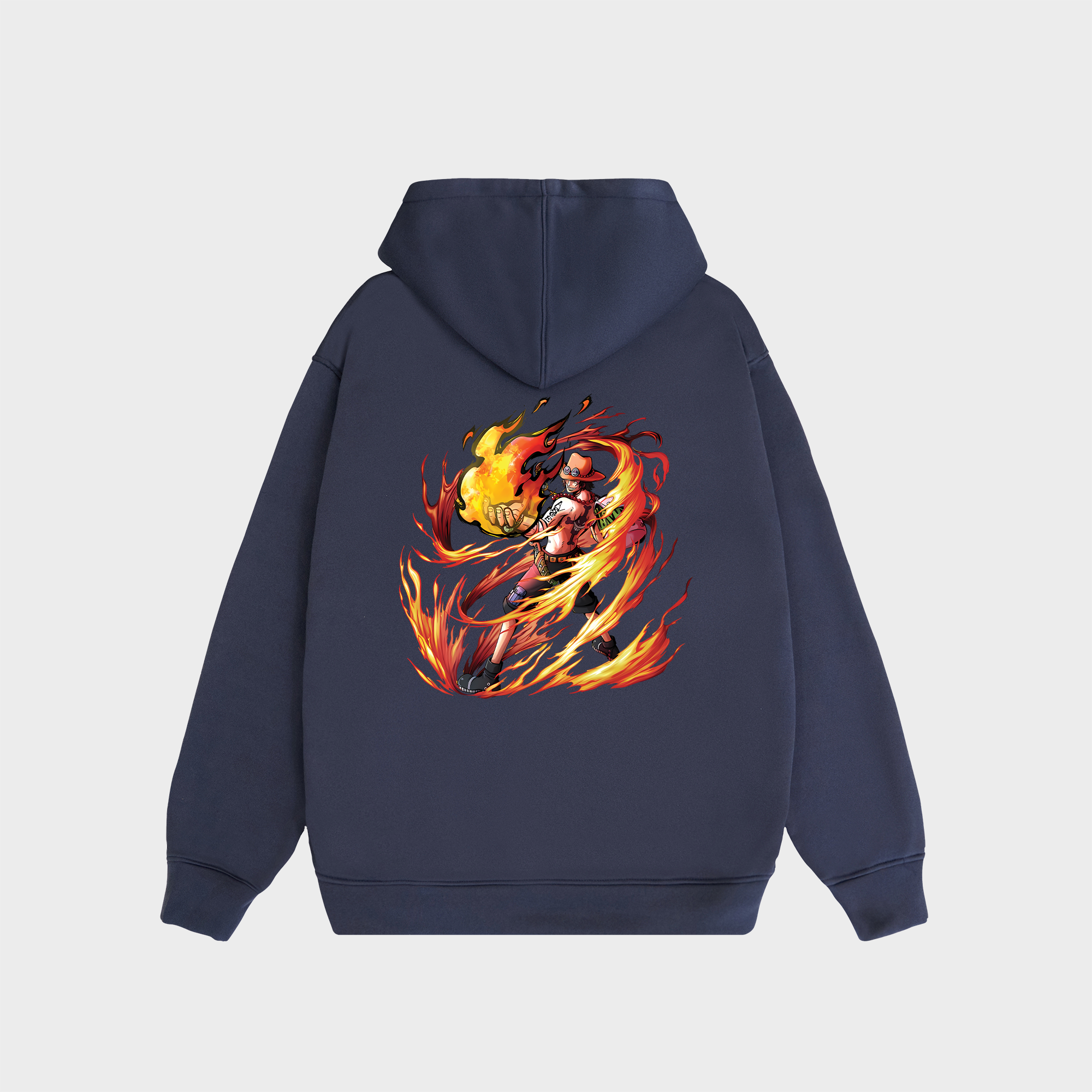 ONE PIECE ACE HOODIE / NAVY