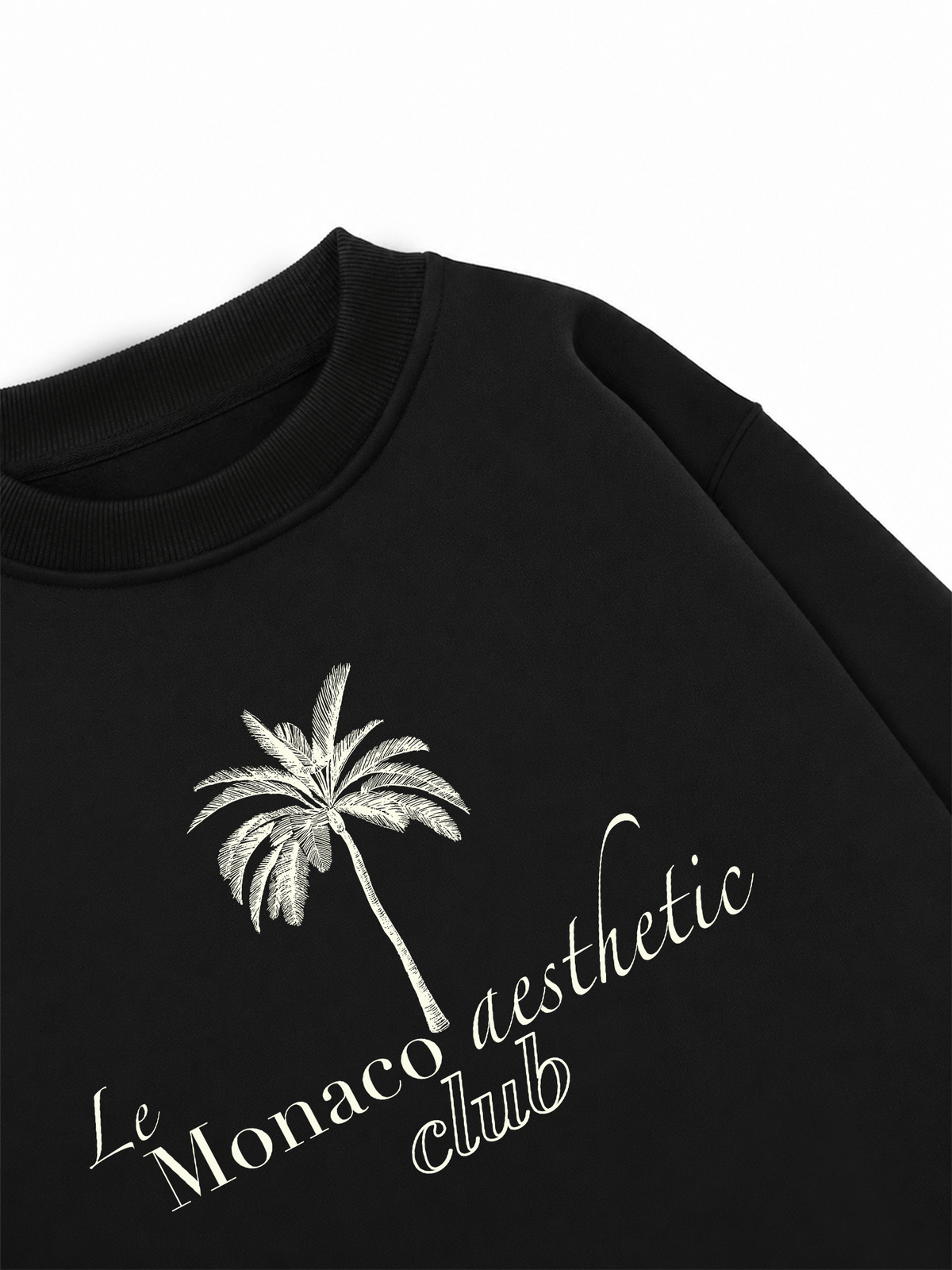 Áo Sweater Nỉ Hai Da City Le Monaco Aesthetic