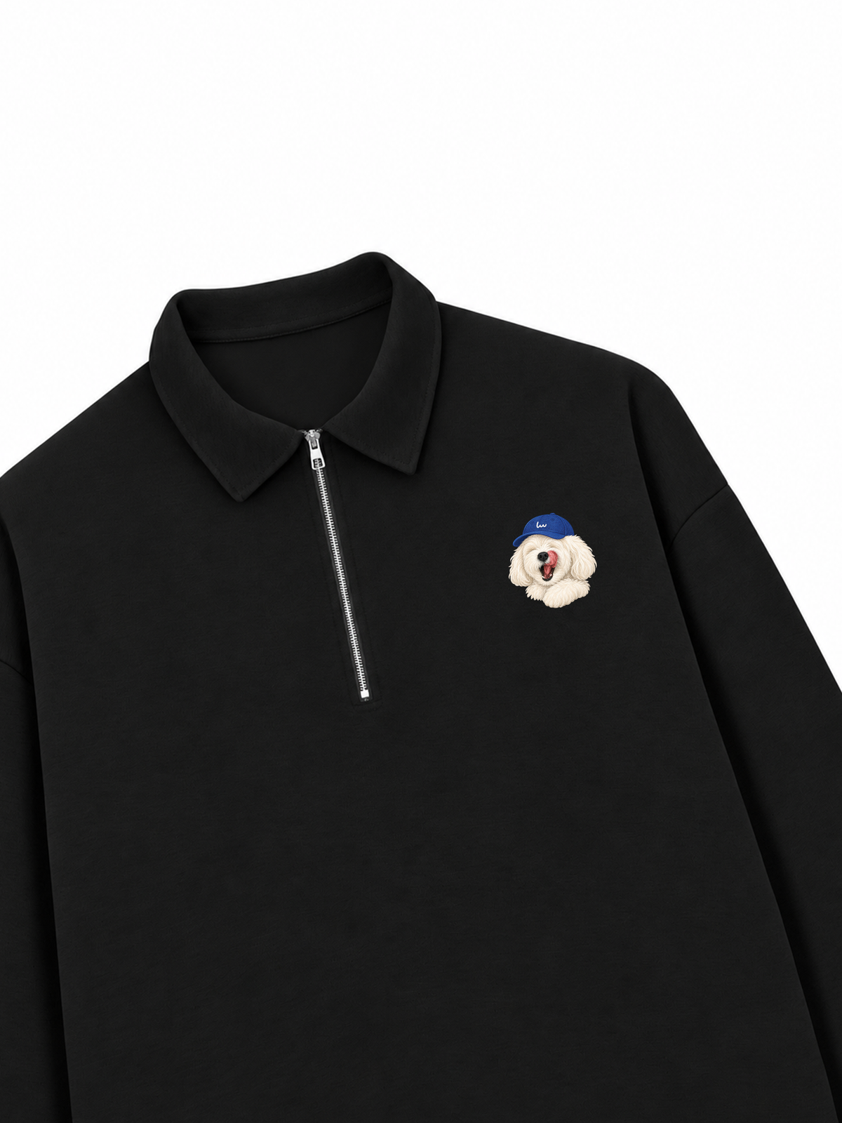 Áo Sweater Polo Nỉ Hai Da Happy Puppy