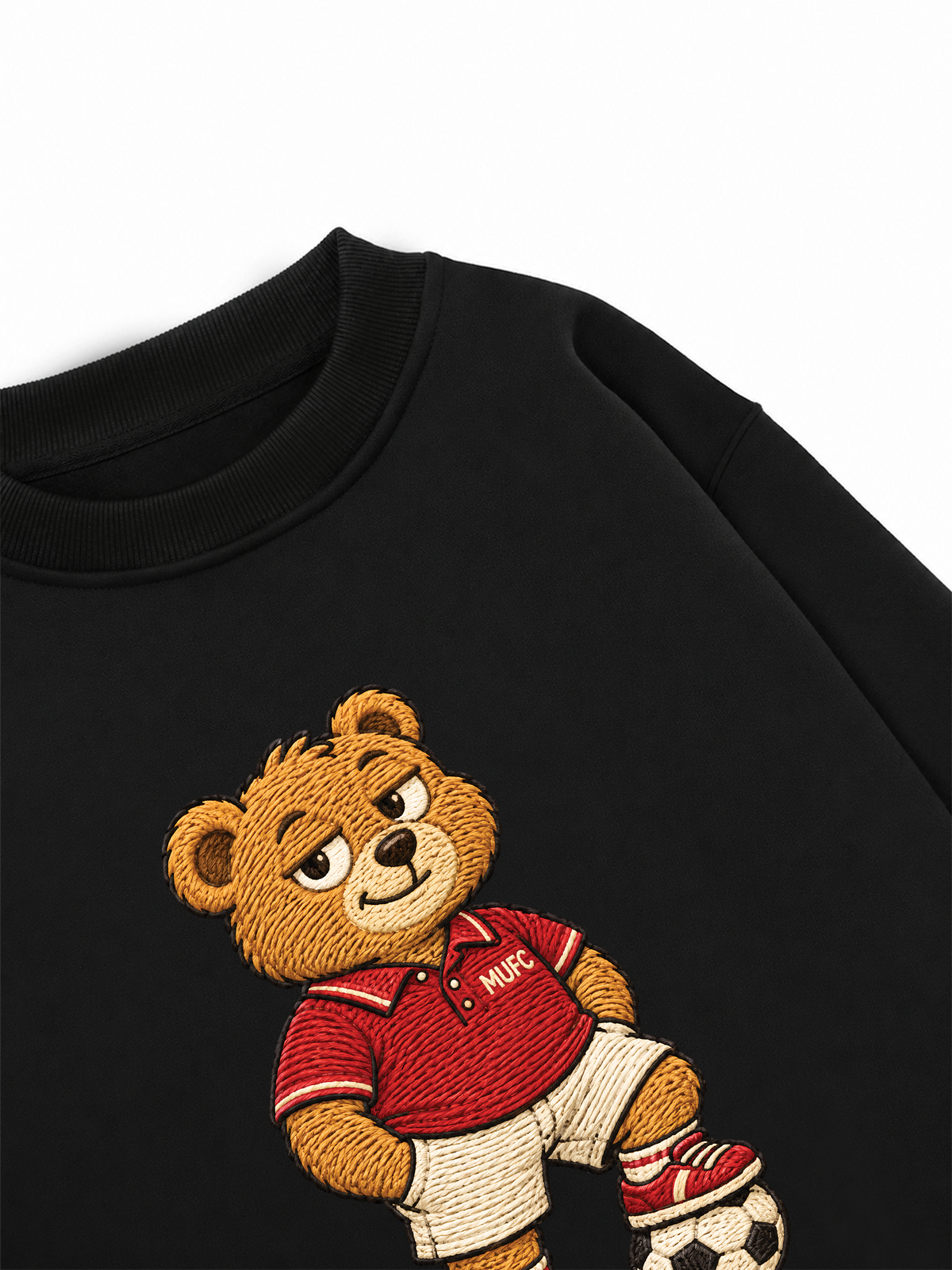Áo Sweater Nỉ Hai Da MUFC Bear 2